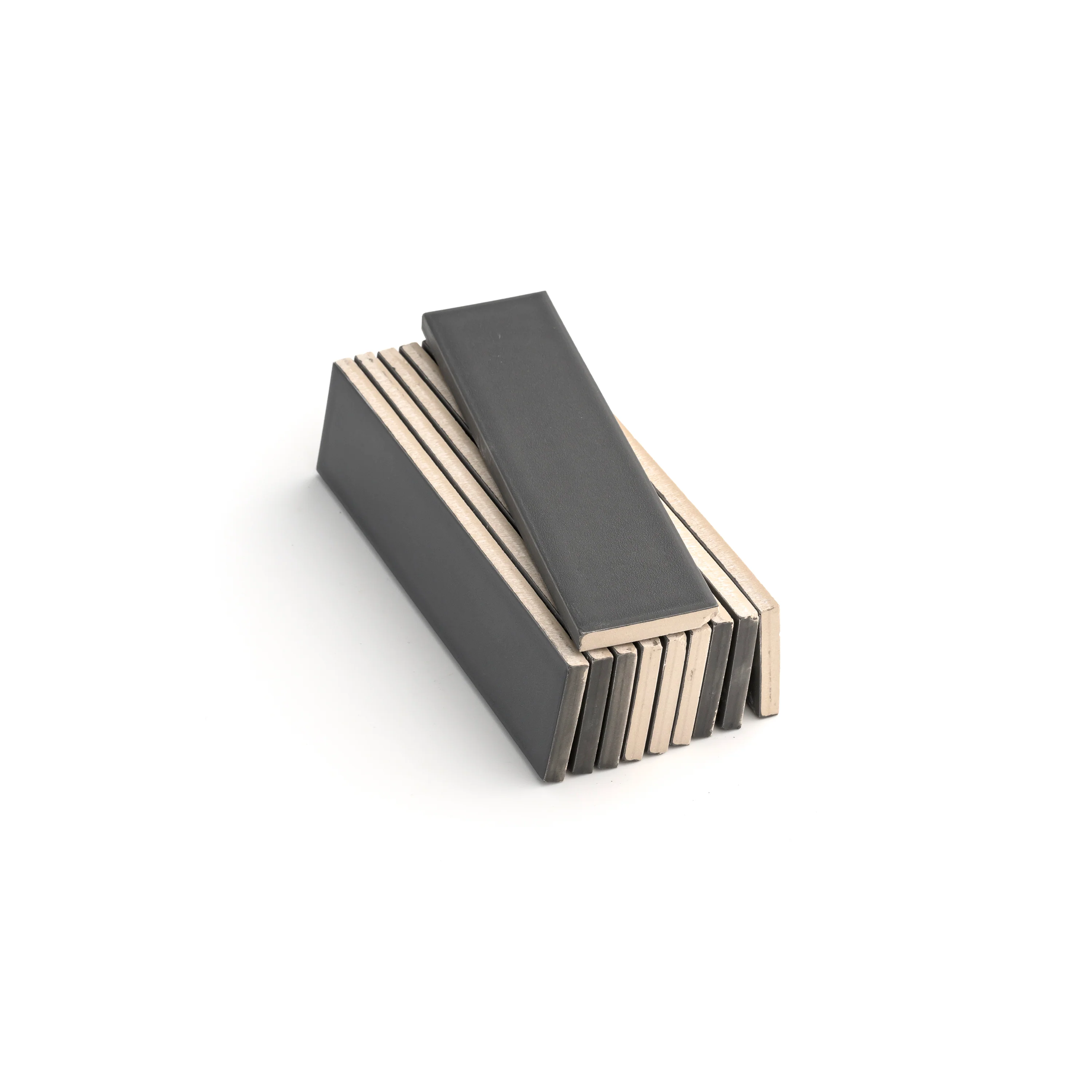 Deep Black 2x8 Ceramic Tile | Matte - Image 4