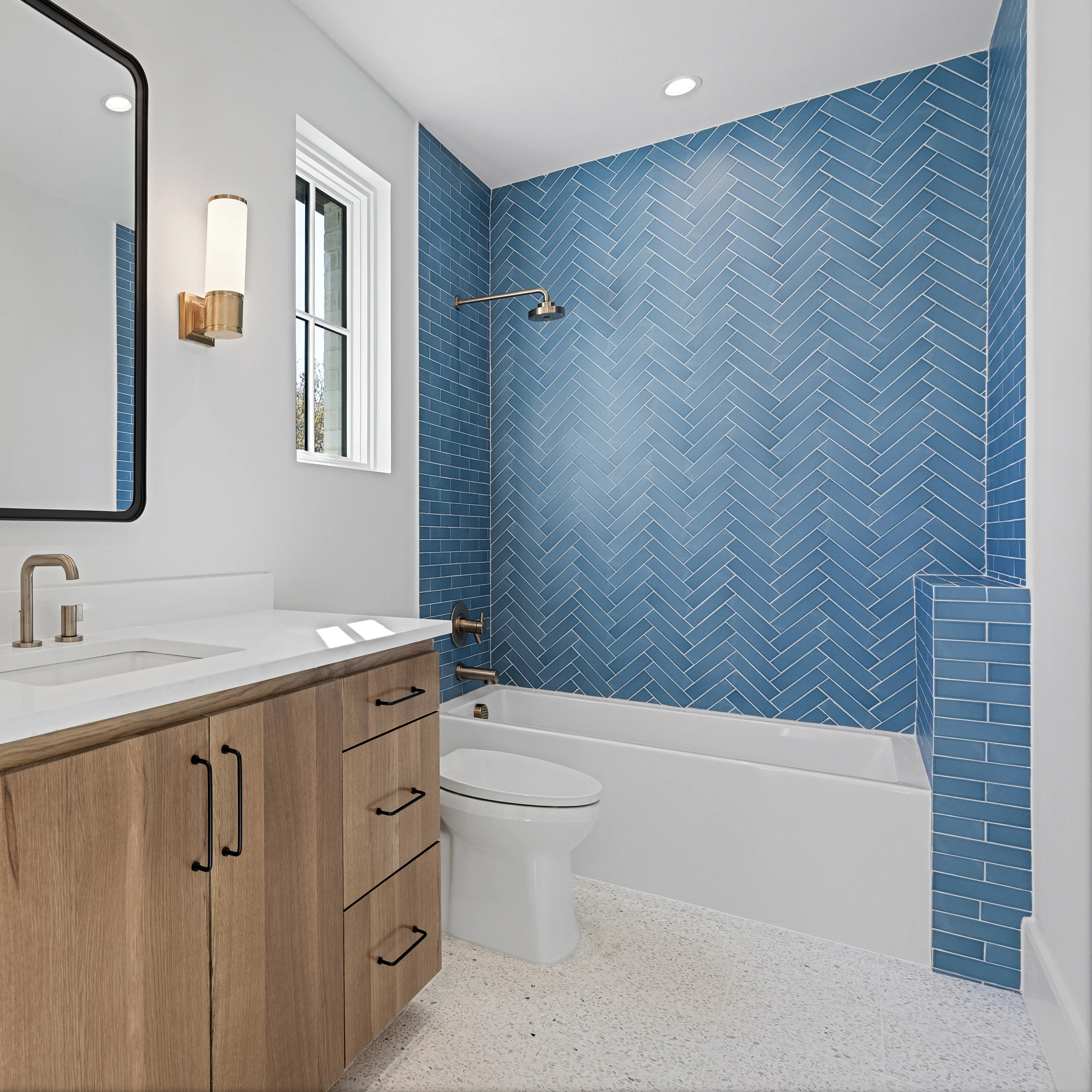 Aegean Blue 2x8 Ceramic Tile | Matte - Image 8