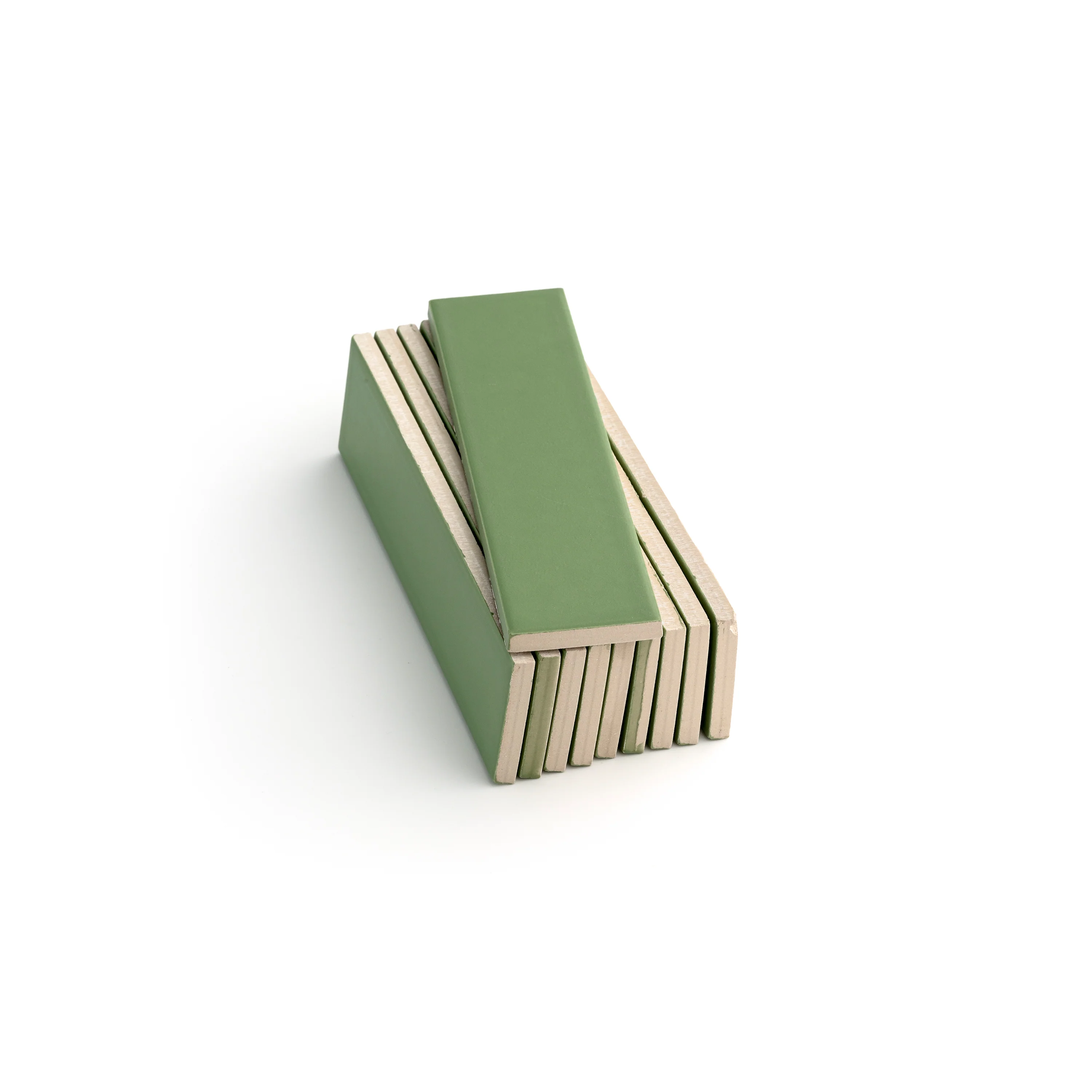Cactus Green 2x8 Ceramic Tile | Matte - Image 4