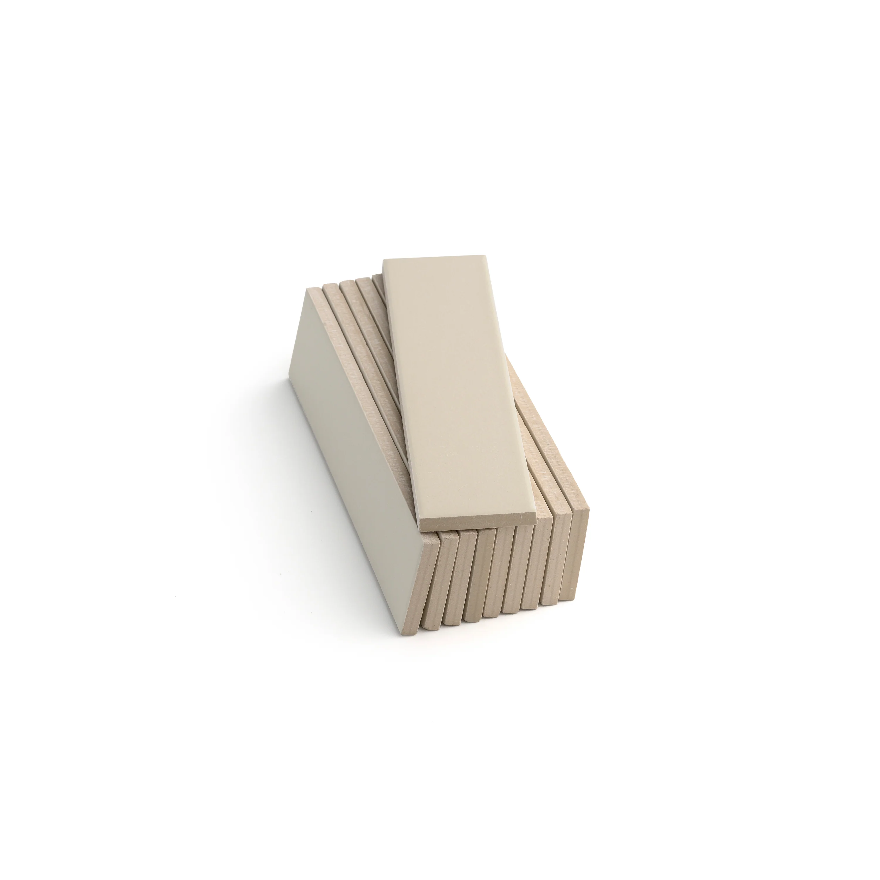 Latte 2x8 Ceramic Tile | Matte - Image 3