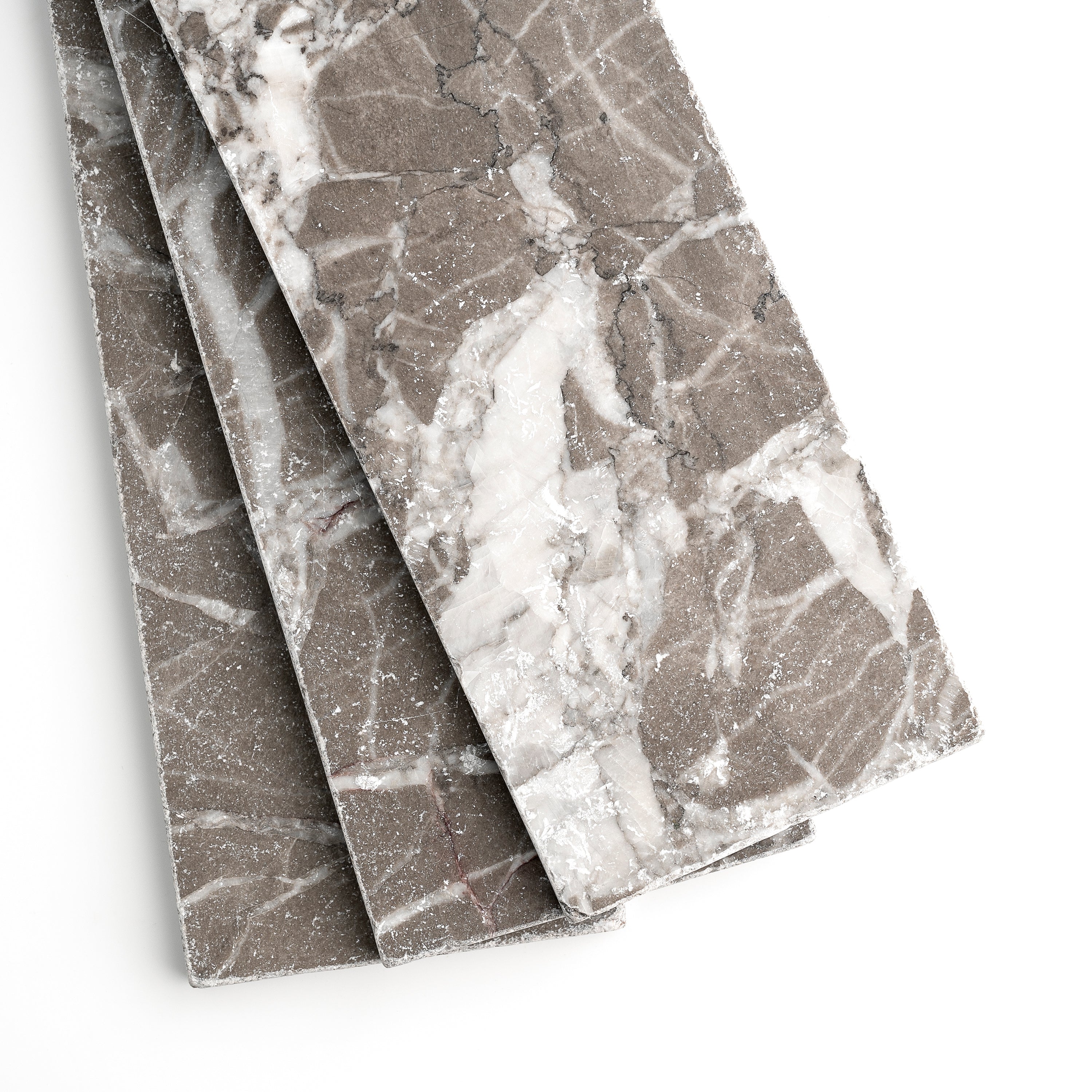 Atlas Grey 4x12 Moroccan Marble | Tumbled & Honed - Image 3