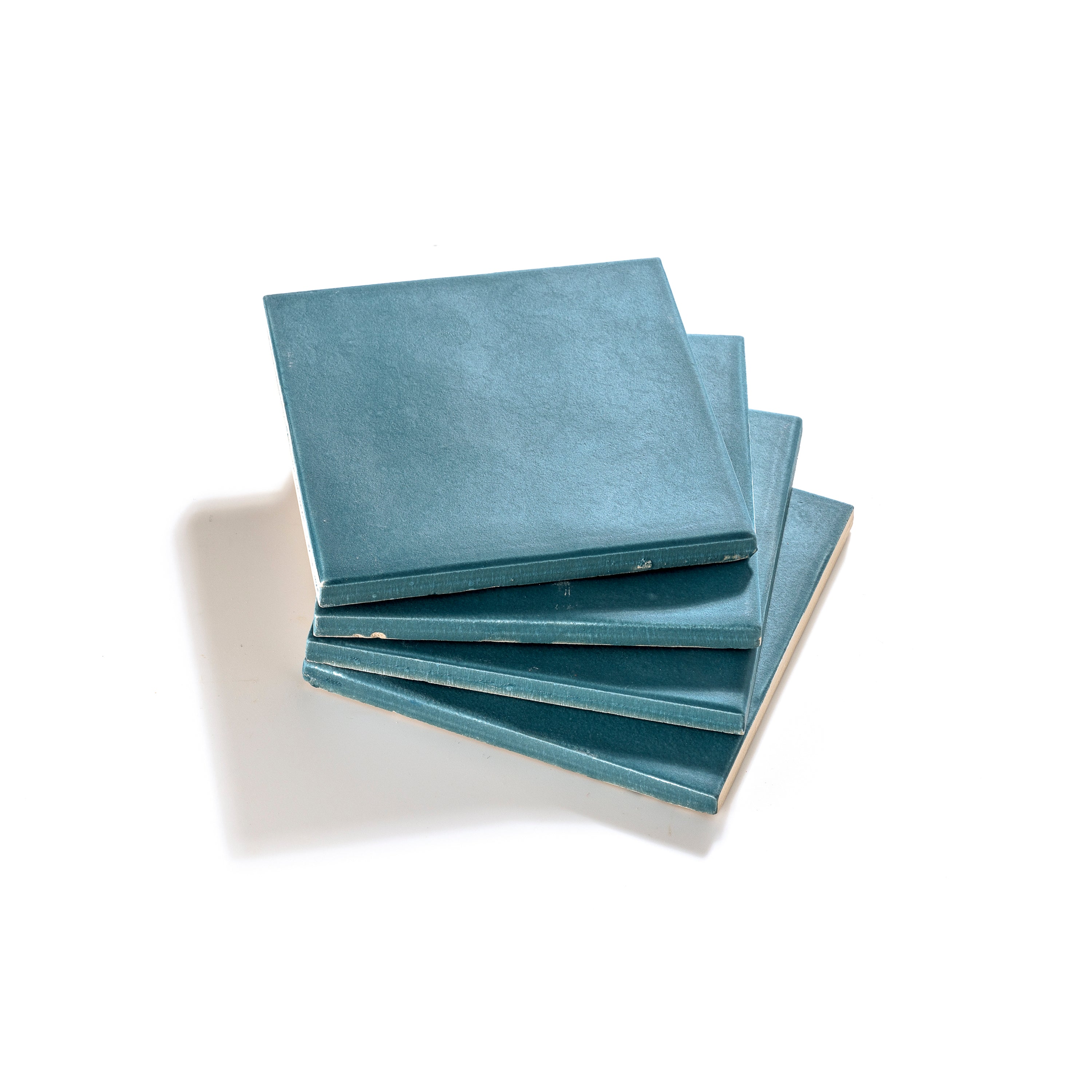 Aegean Blue 4x4 Formed Ceramic Tile | Matte - Image 3