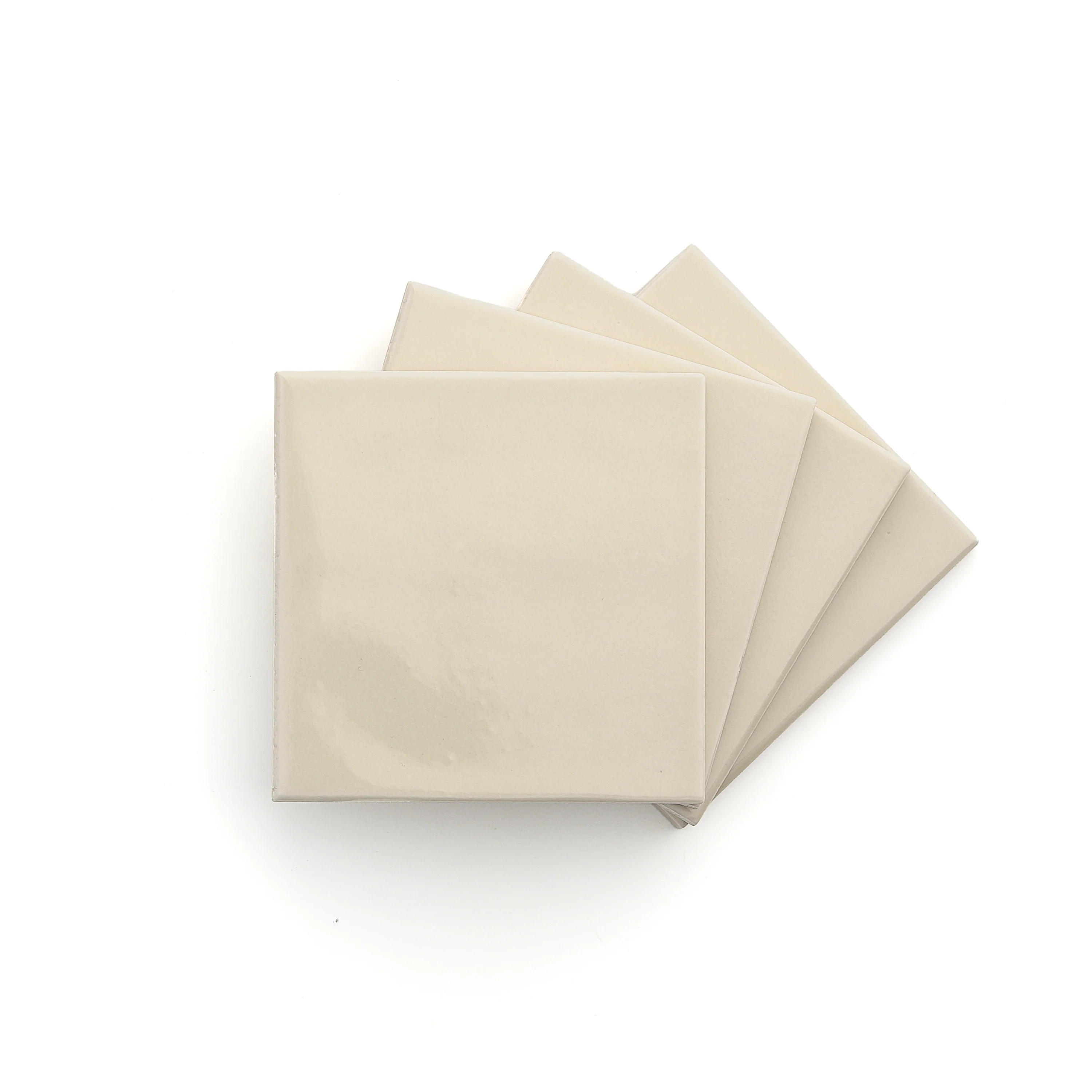 Latte 4x4 Formed Ceramic Tile | Glossy - Image 4