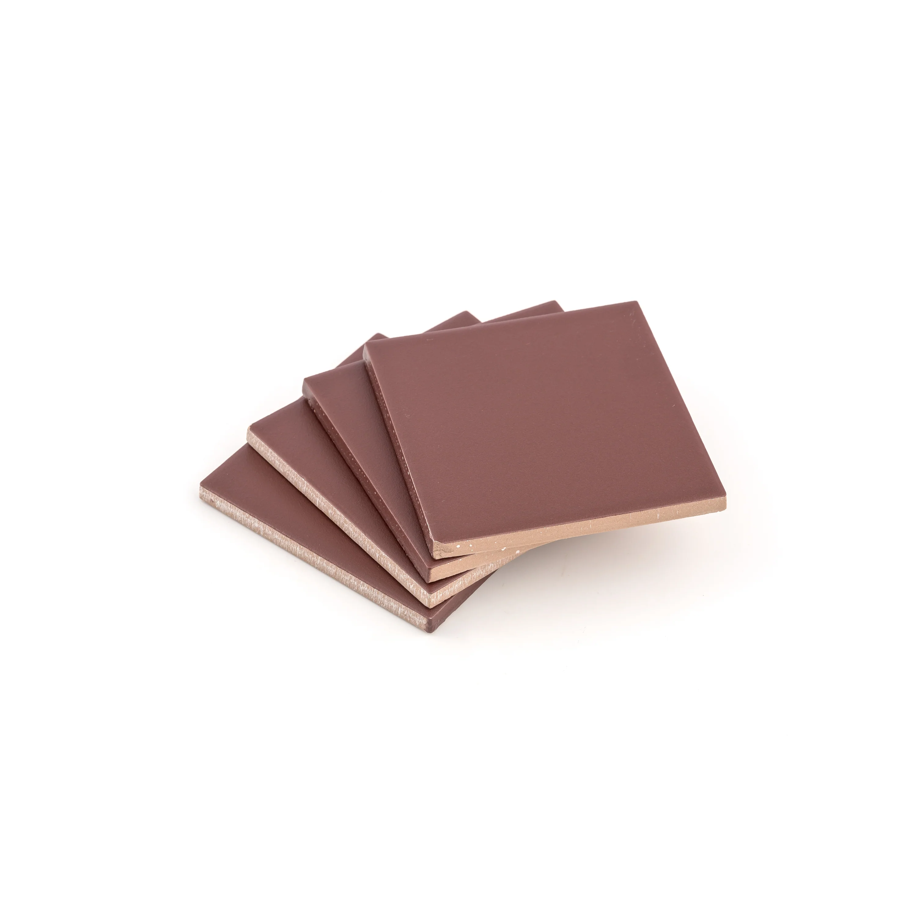 Red Red Wine 4x4 Ceramic Tile | Matte - Image 3