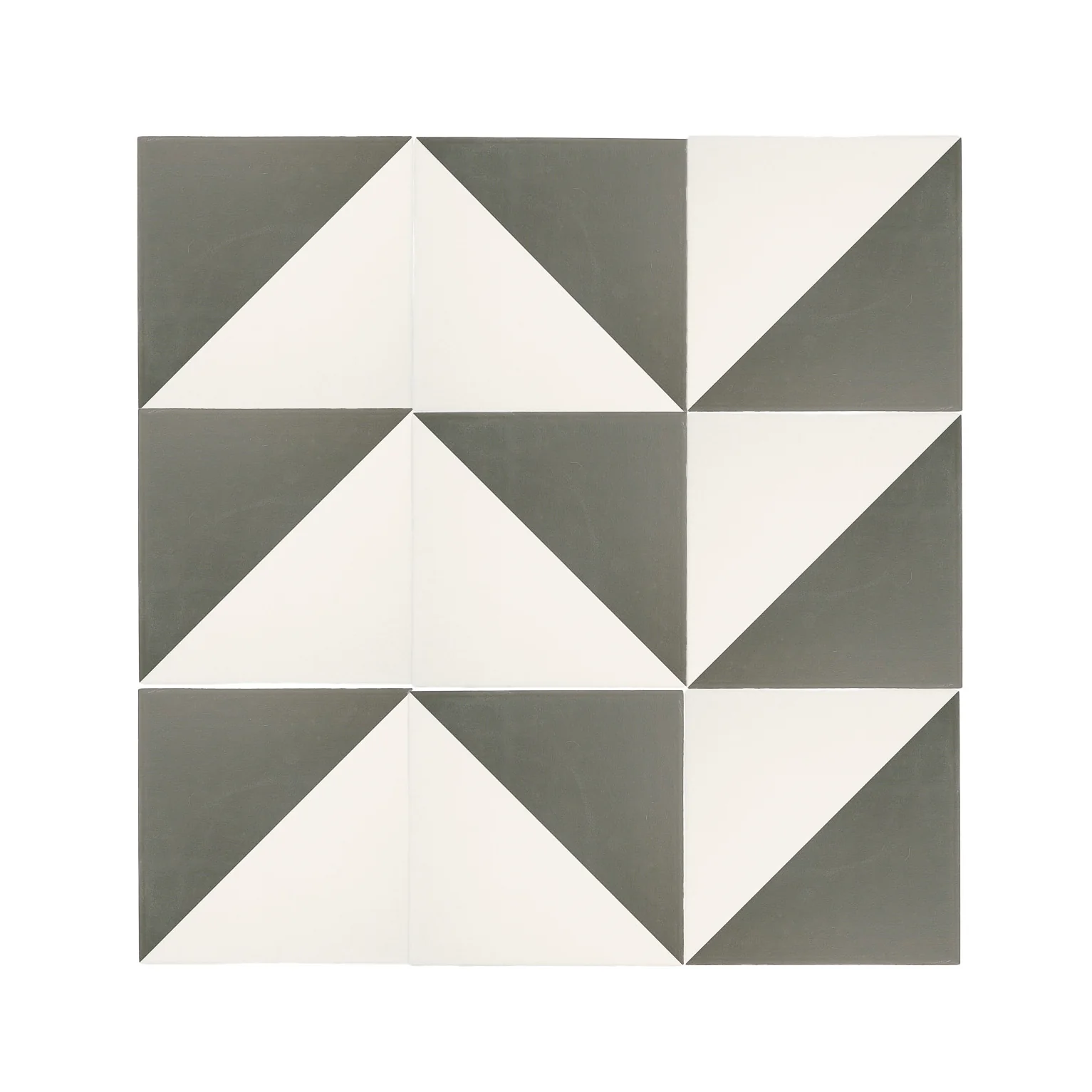 50/50 Black & White Ceramic Tile 8x8 - Image 4