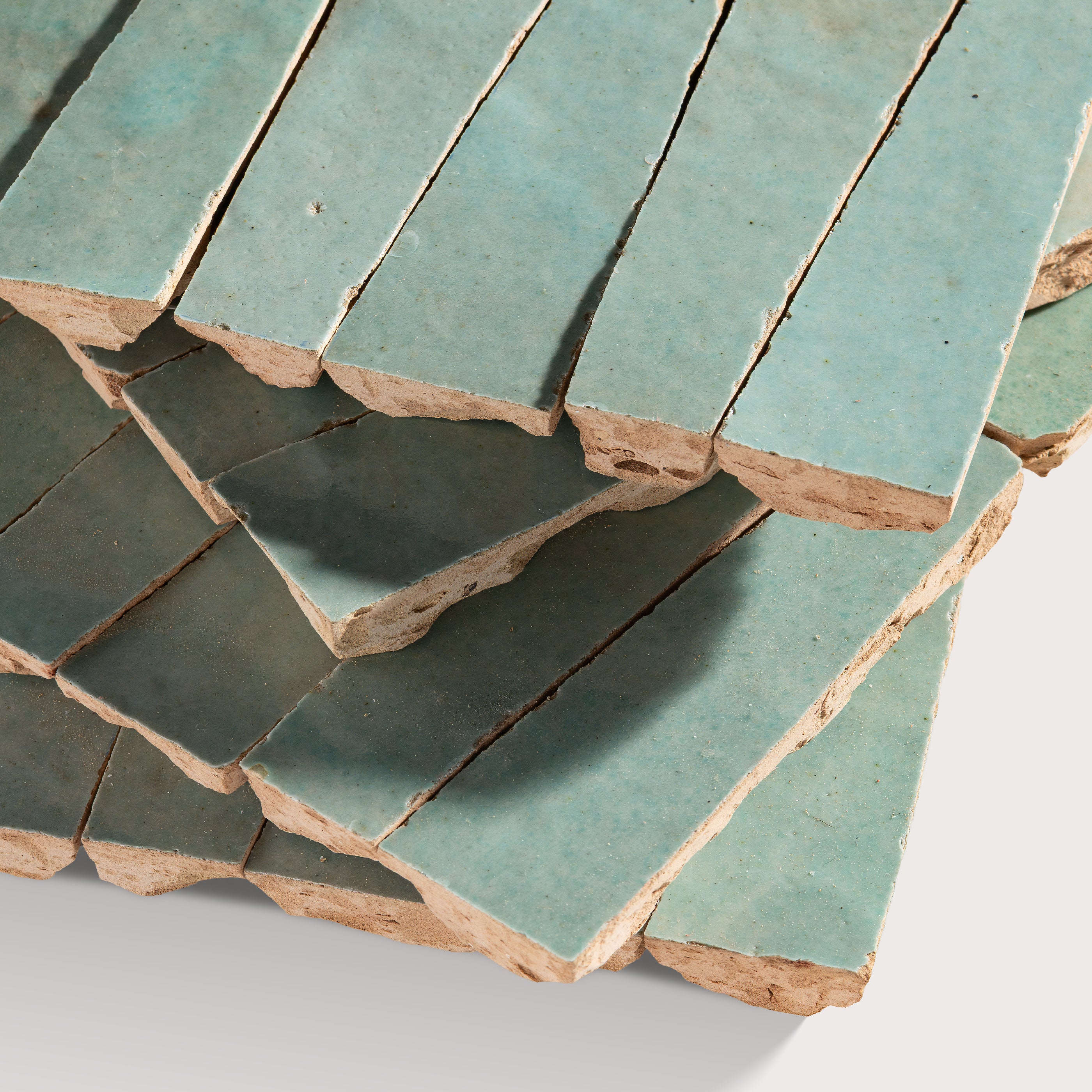 Agave 1x4 Trapezoid Mosaic Zellige Tile - Image 3