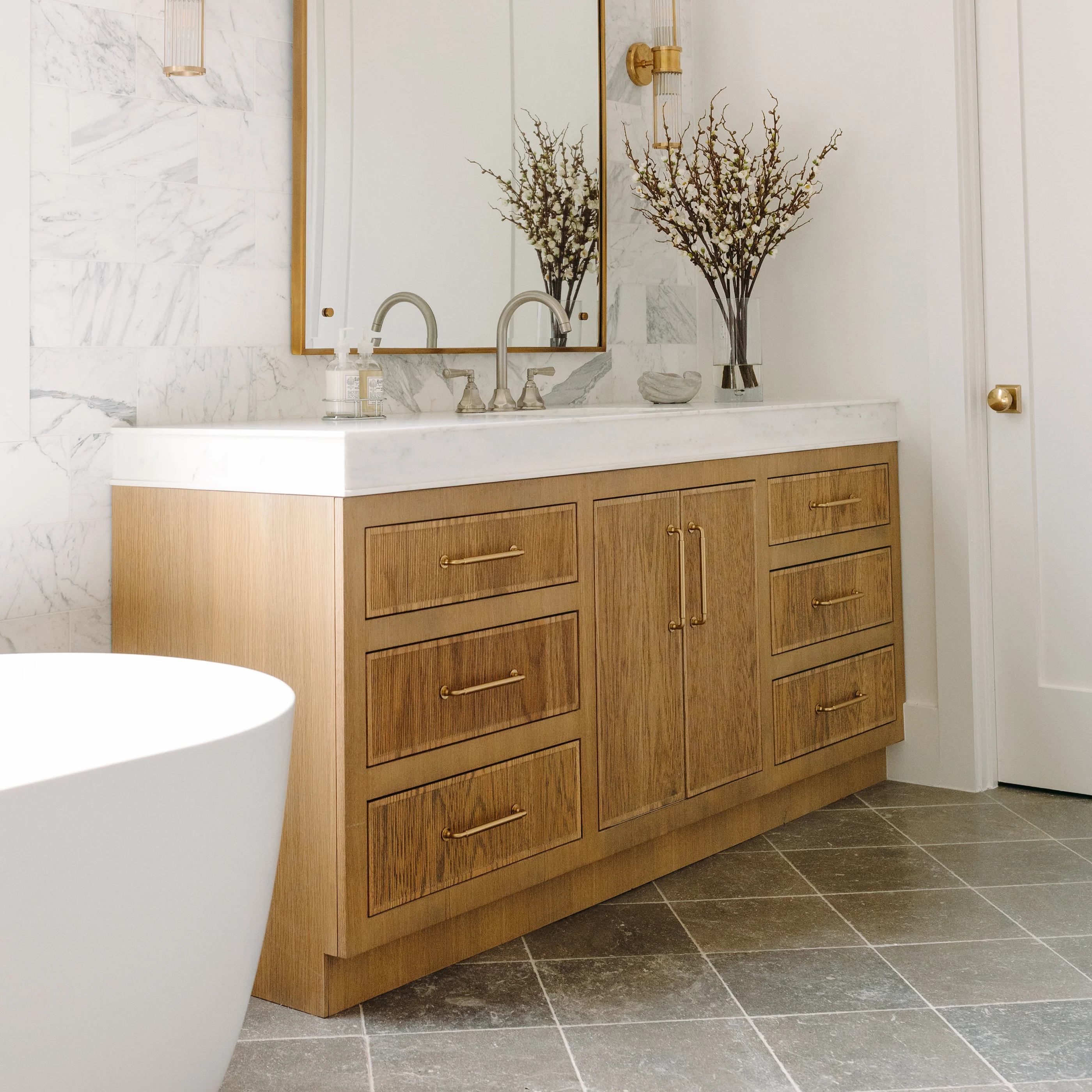 Akal Dark 12x12x3/4 Moroccan Limestone | Tumbled & Honed - Image 4