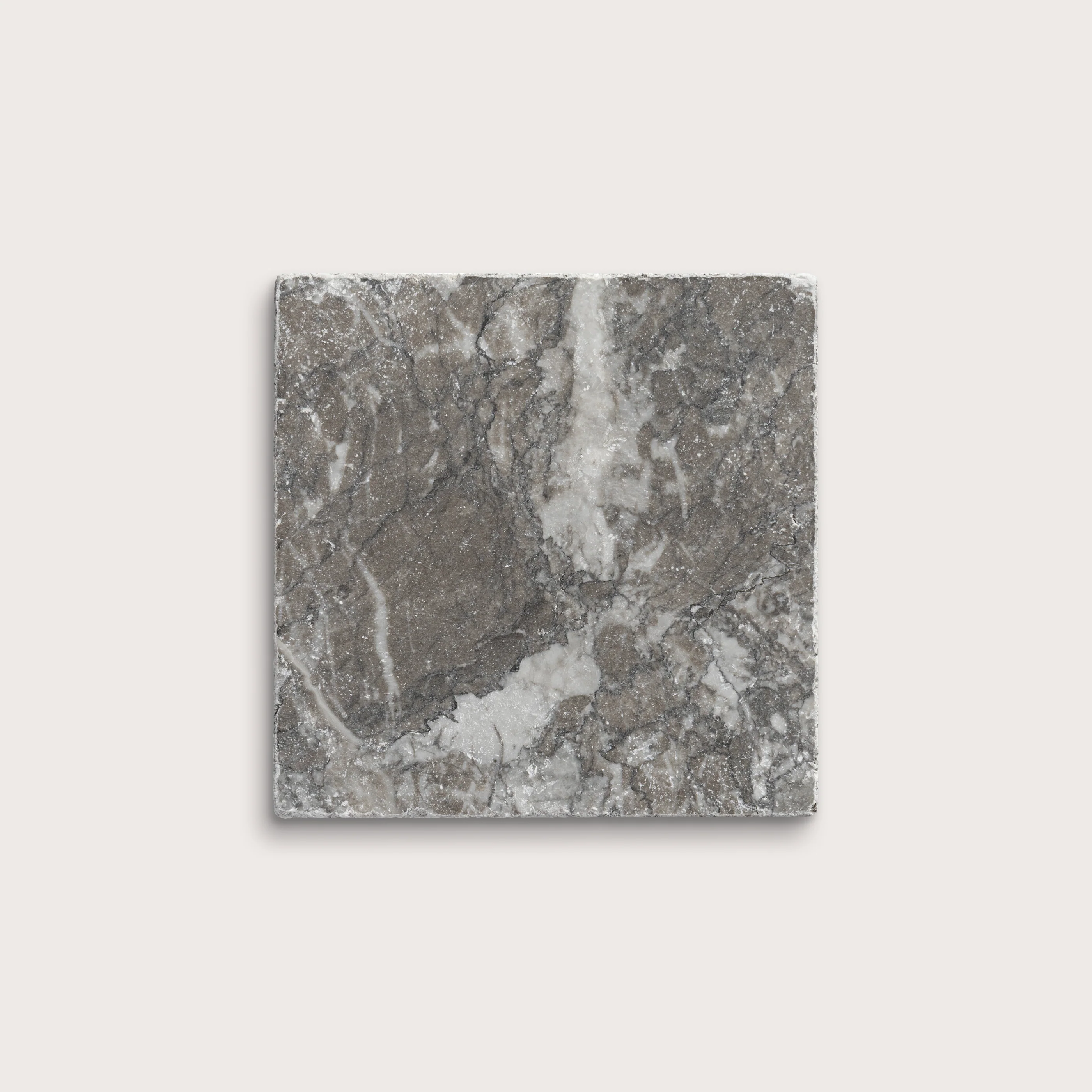 Atlas Grey 6x6 Moroccan Marble | Tumbled & Honed - Image 3