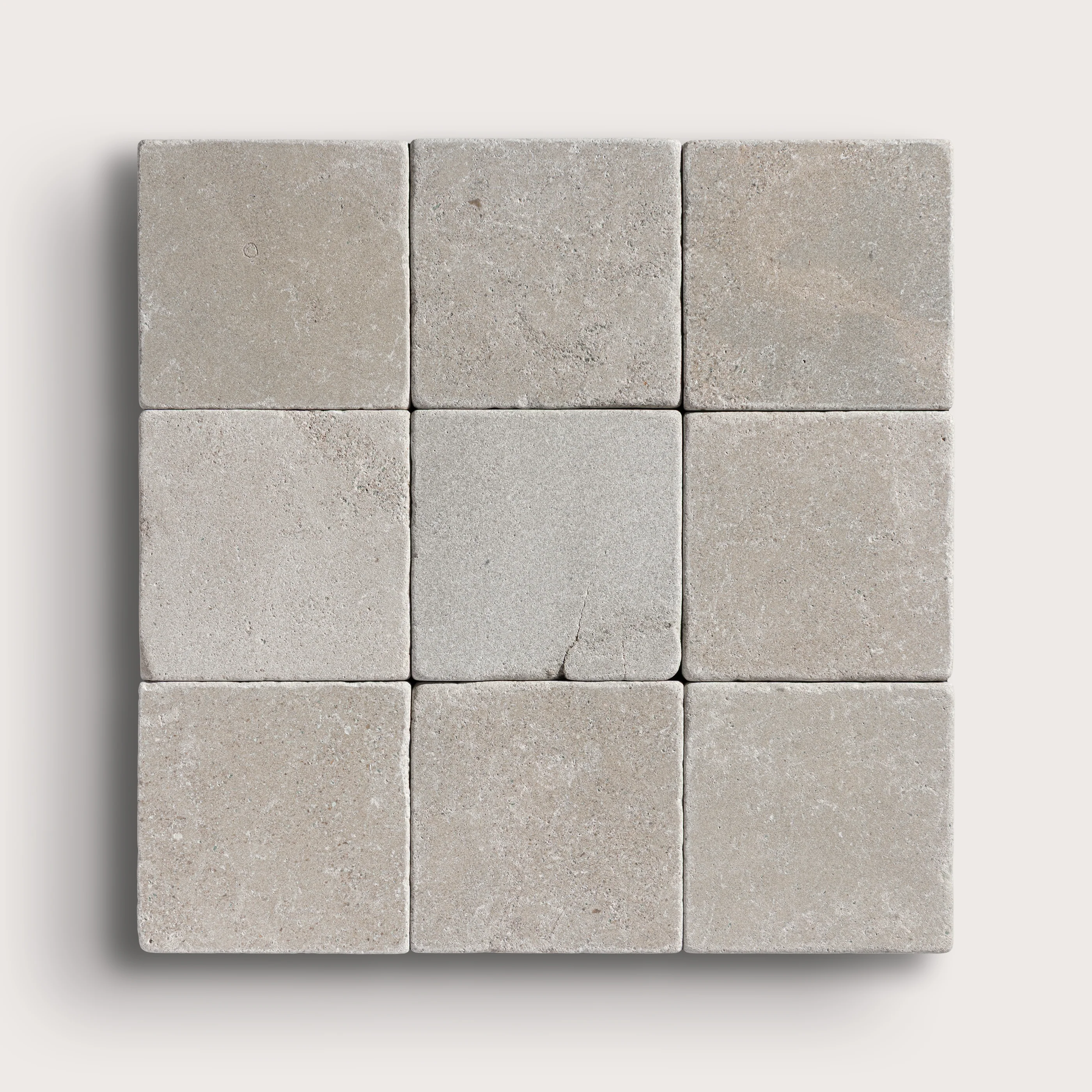 Azru Grey 4x4 Moroccan Limestone | Tumbled & Honed - Image 3