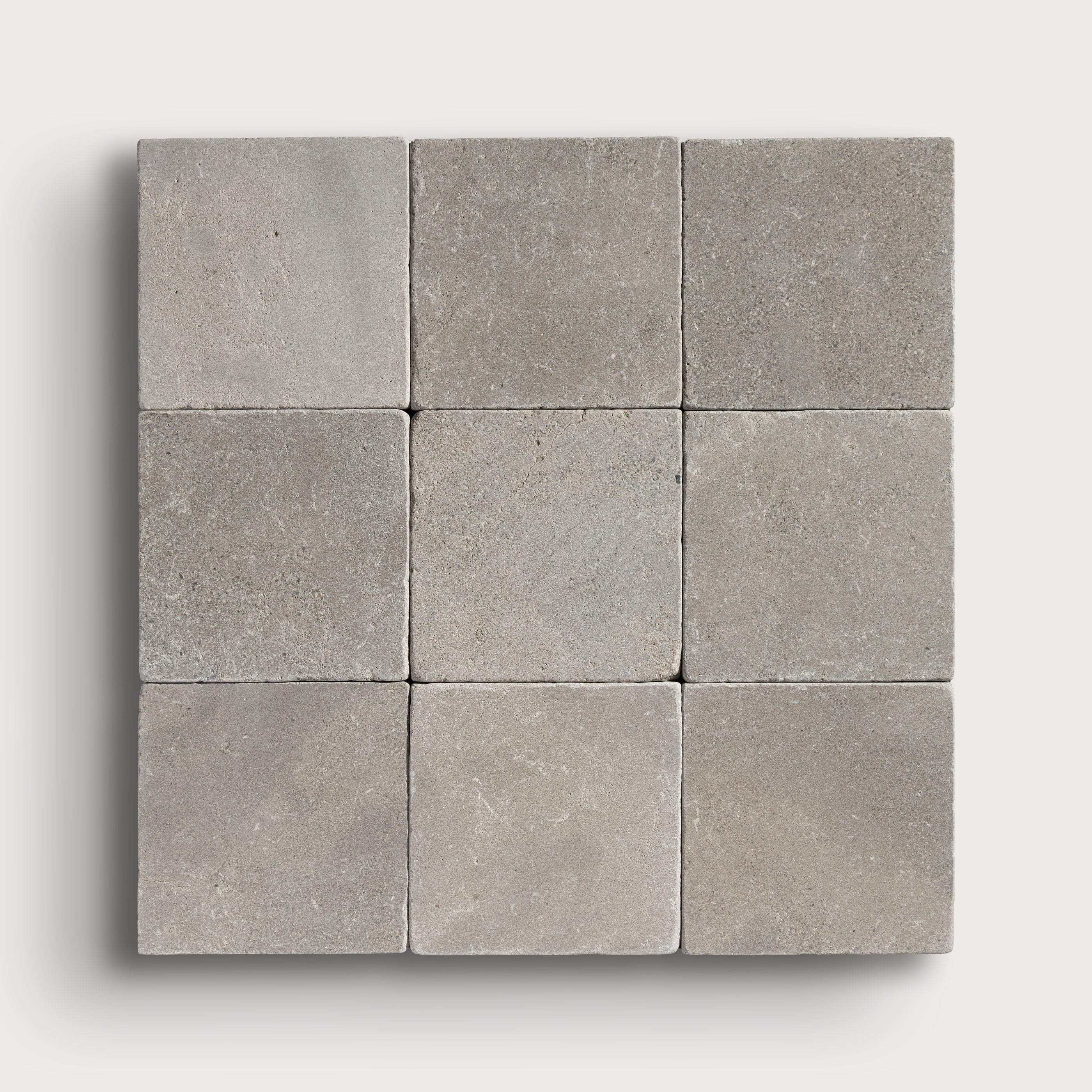Azru Grey 6x6 Moroccan Limestone | Tumbled & Honed - Image 3