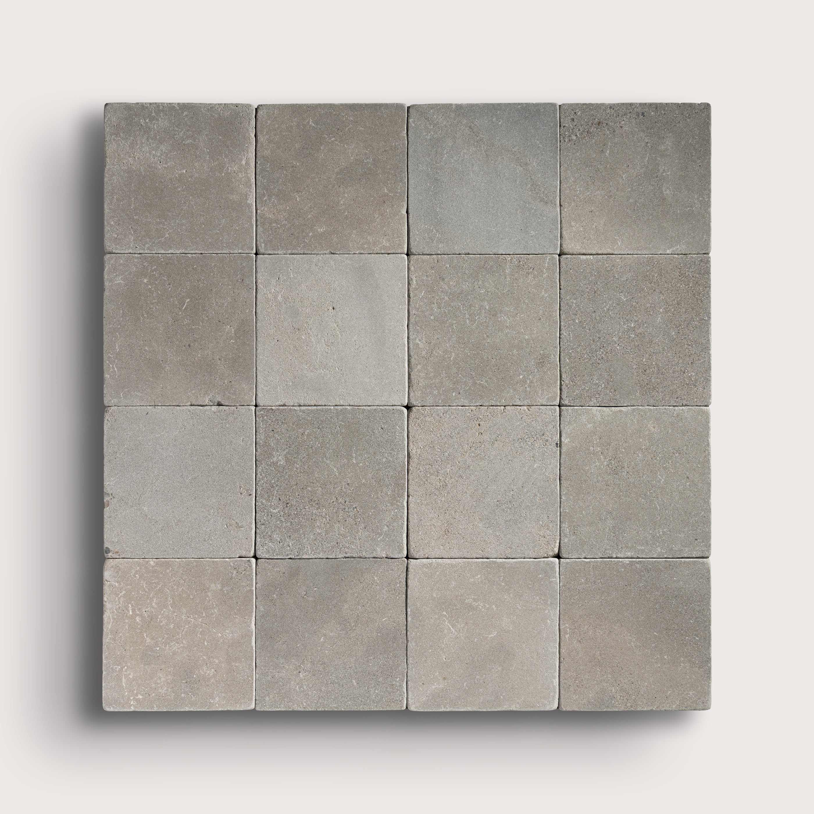 Azru Grey 6x6 Moroccan Limestone | Tumbled & Honed - Image 4