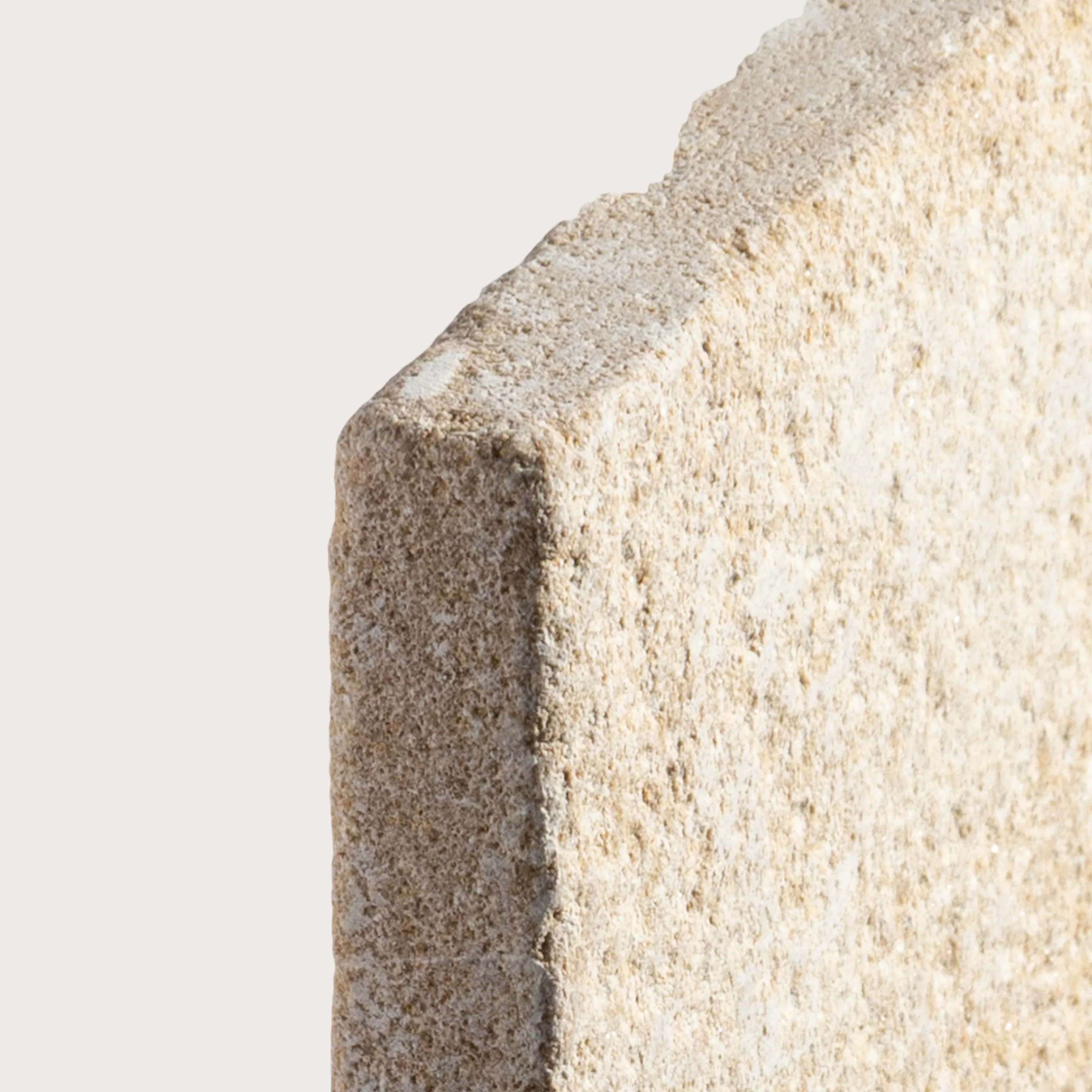 Azru Sand 6x6 Moroccan Limestone | Hammered & Tumbled - Image 4