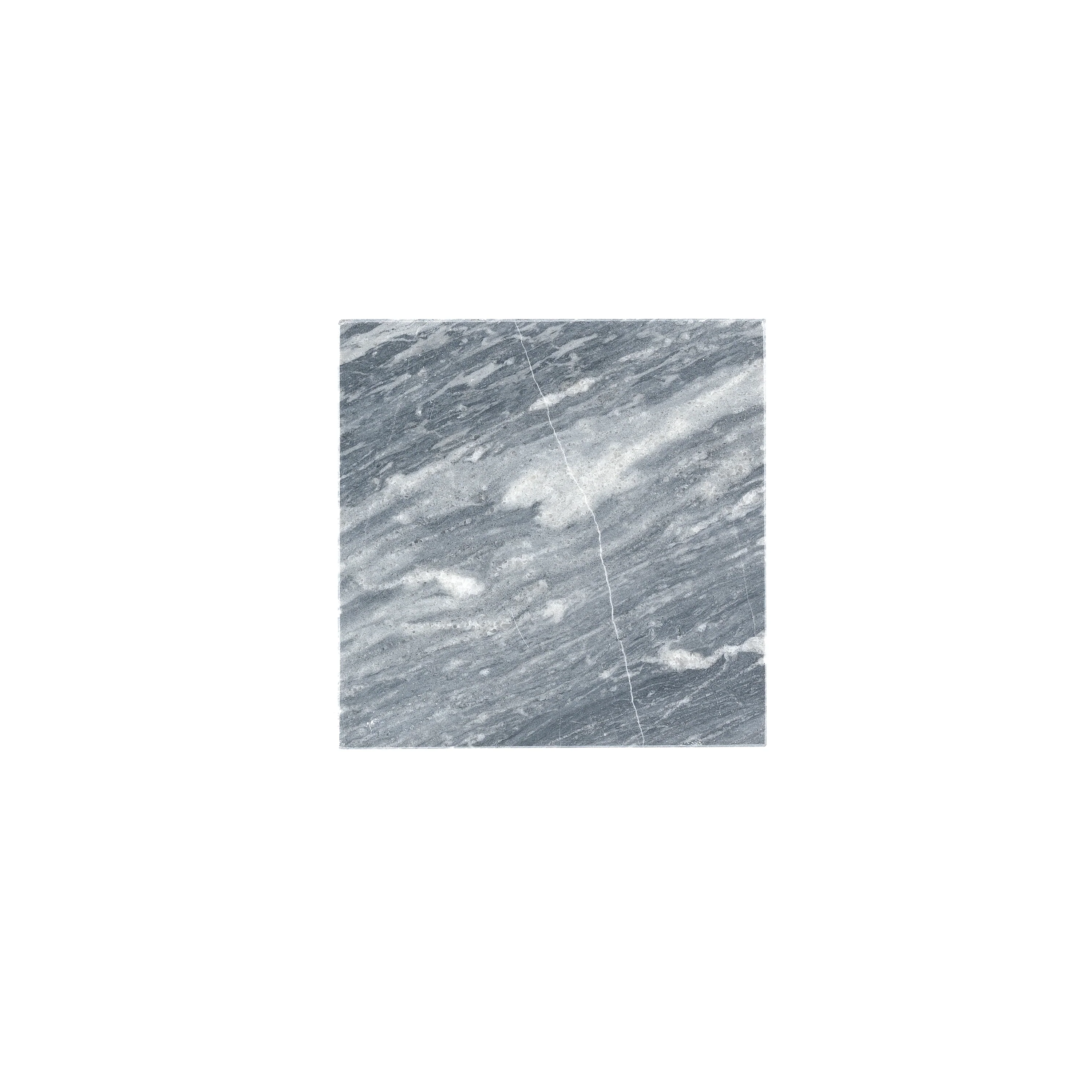 Bardiglio Grey Dark 4x4 Marble Tile | Honed - Image 2