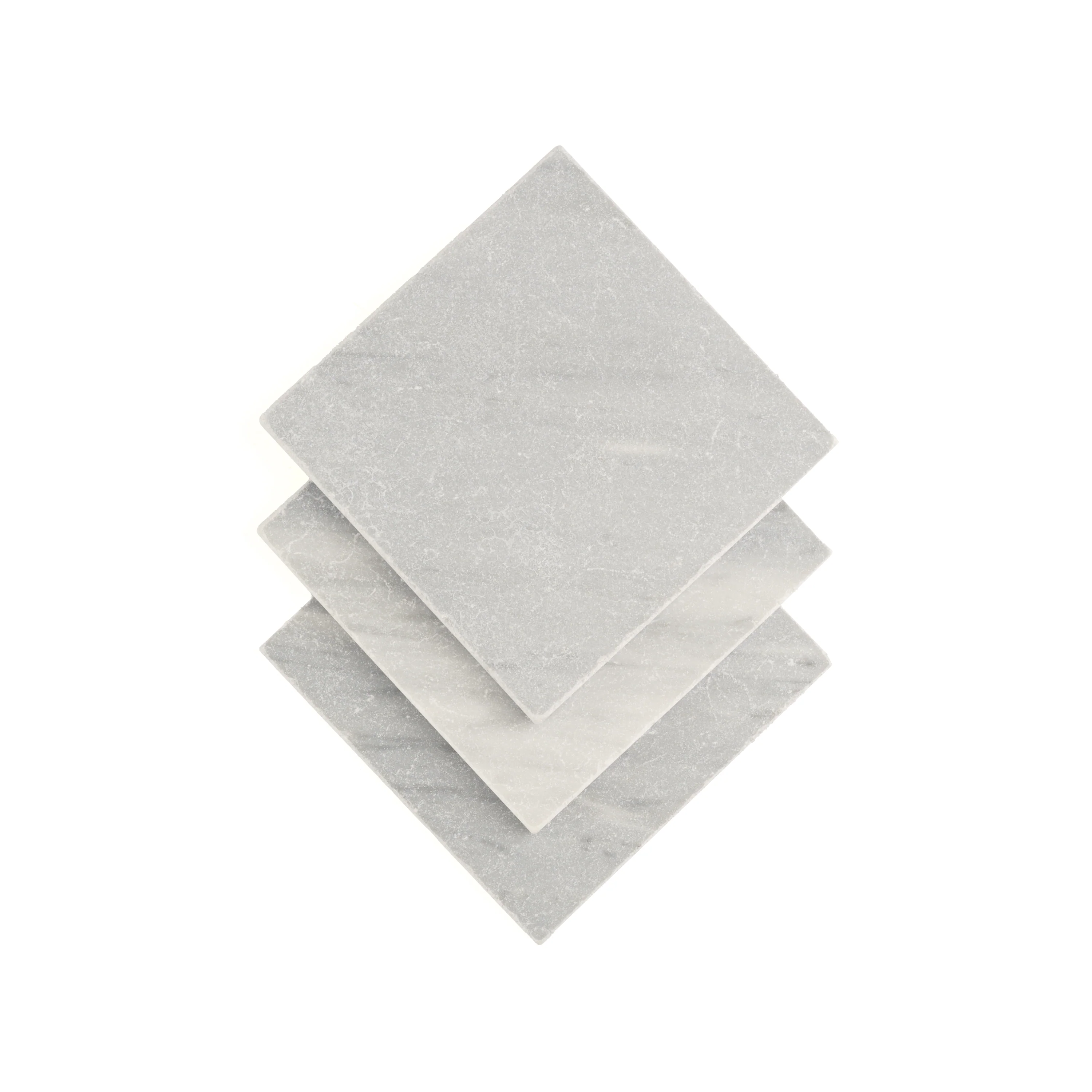 Bardiglio Grey Light 4x4 Marble Tile | Tumbled - Image 3