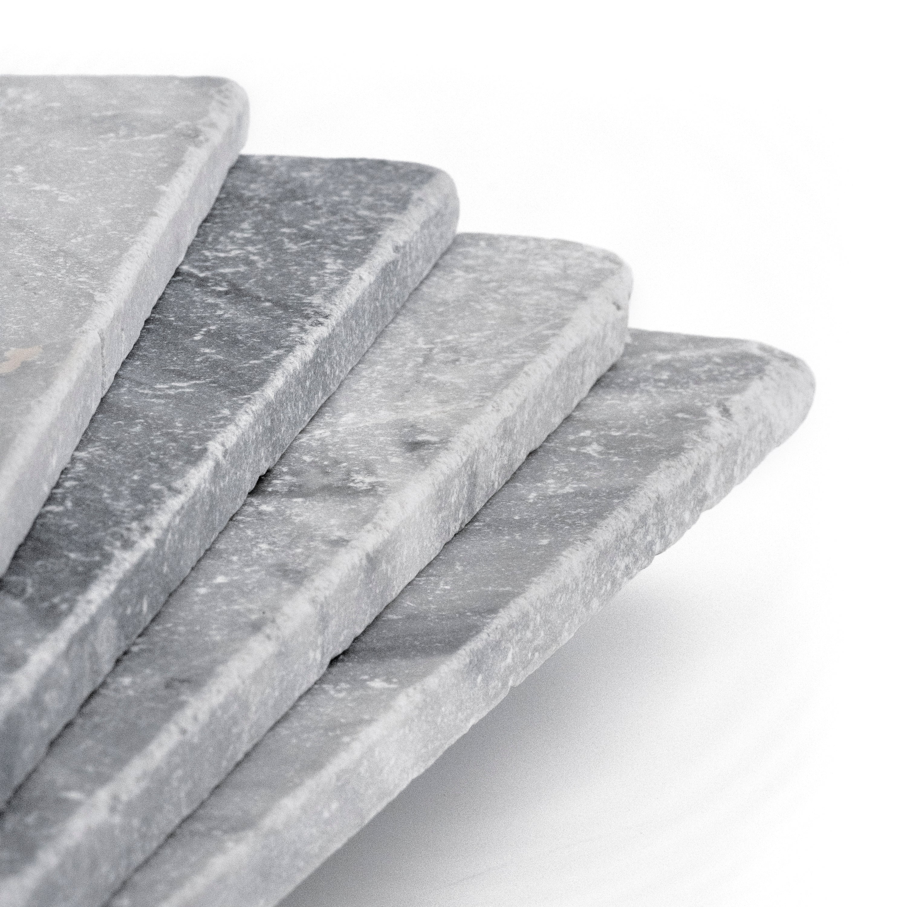 Bardiglio Grey Light 12x12 Marble Tile | Tumbled - Image 4