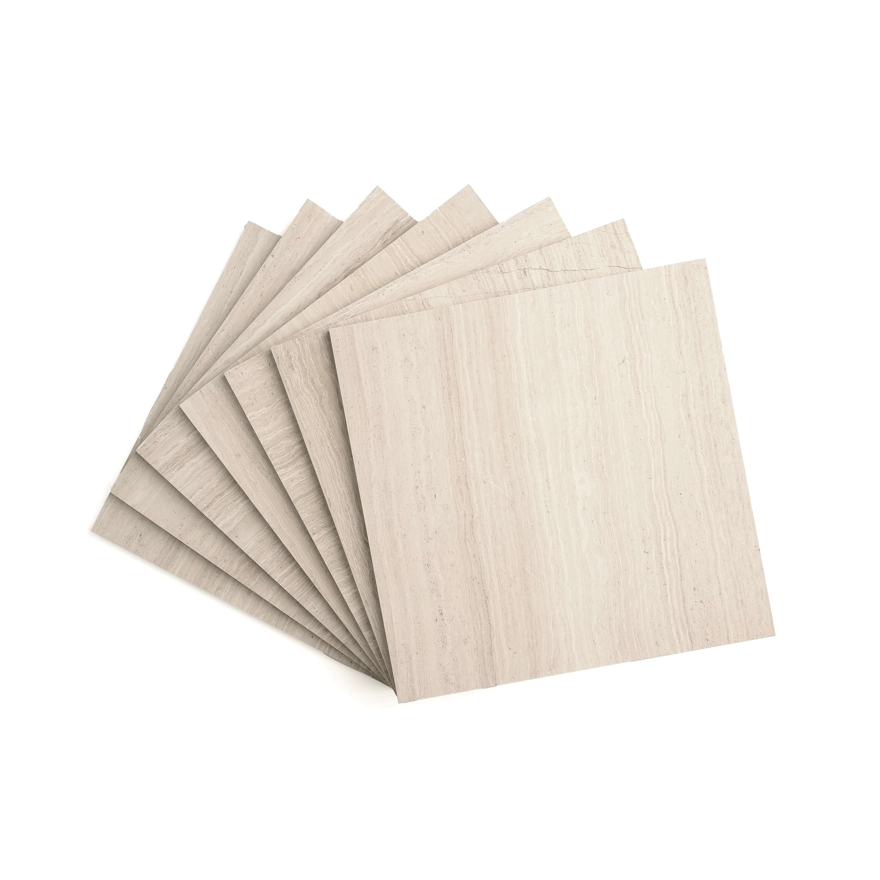 Beige Wave Vein Cut 18x18 Limestone Tile | Honed - Image 3