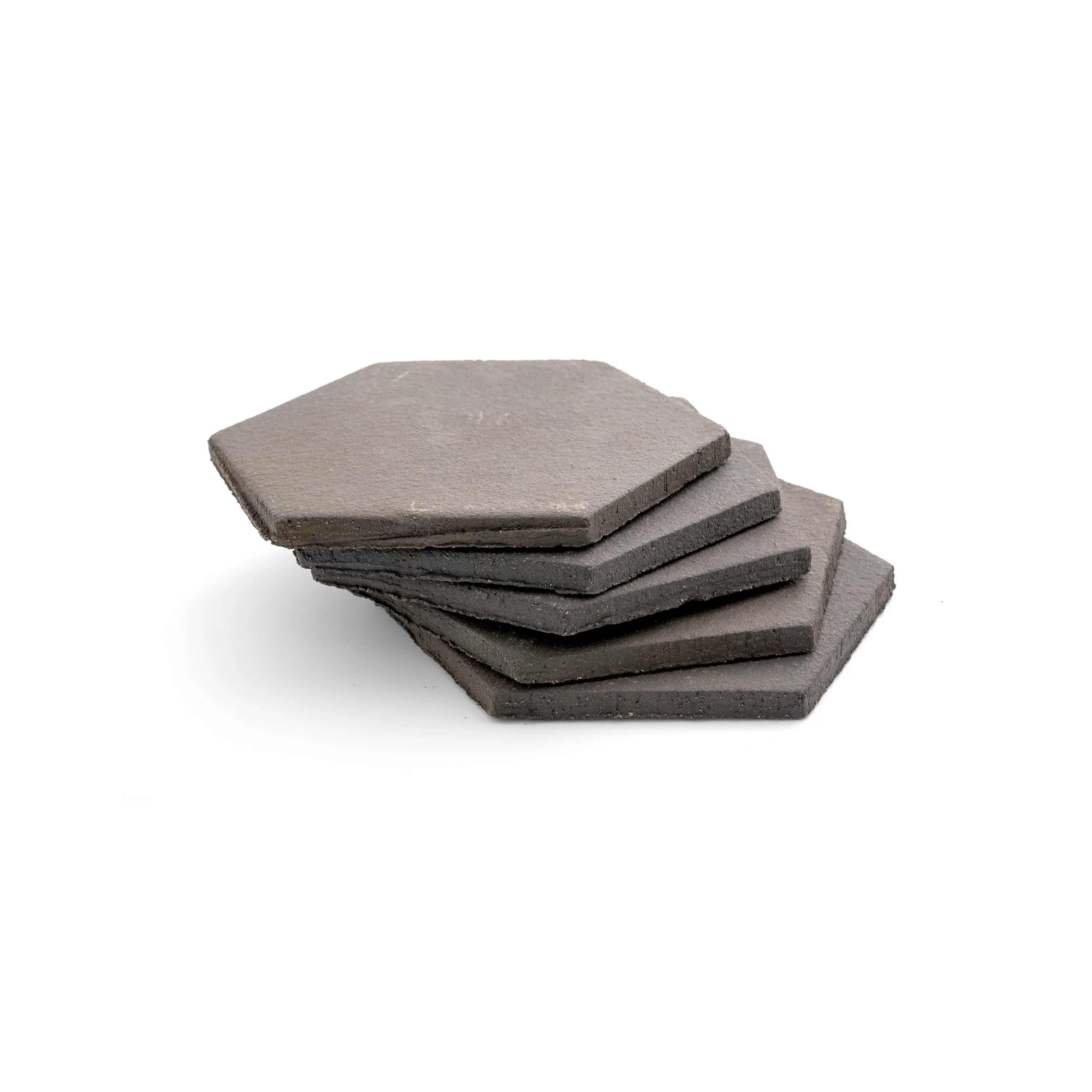Black Terracotta 6 Inch Hexagon - Image 5
