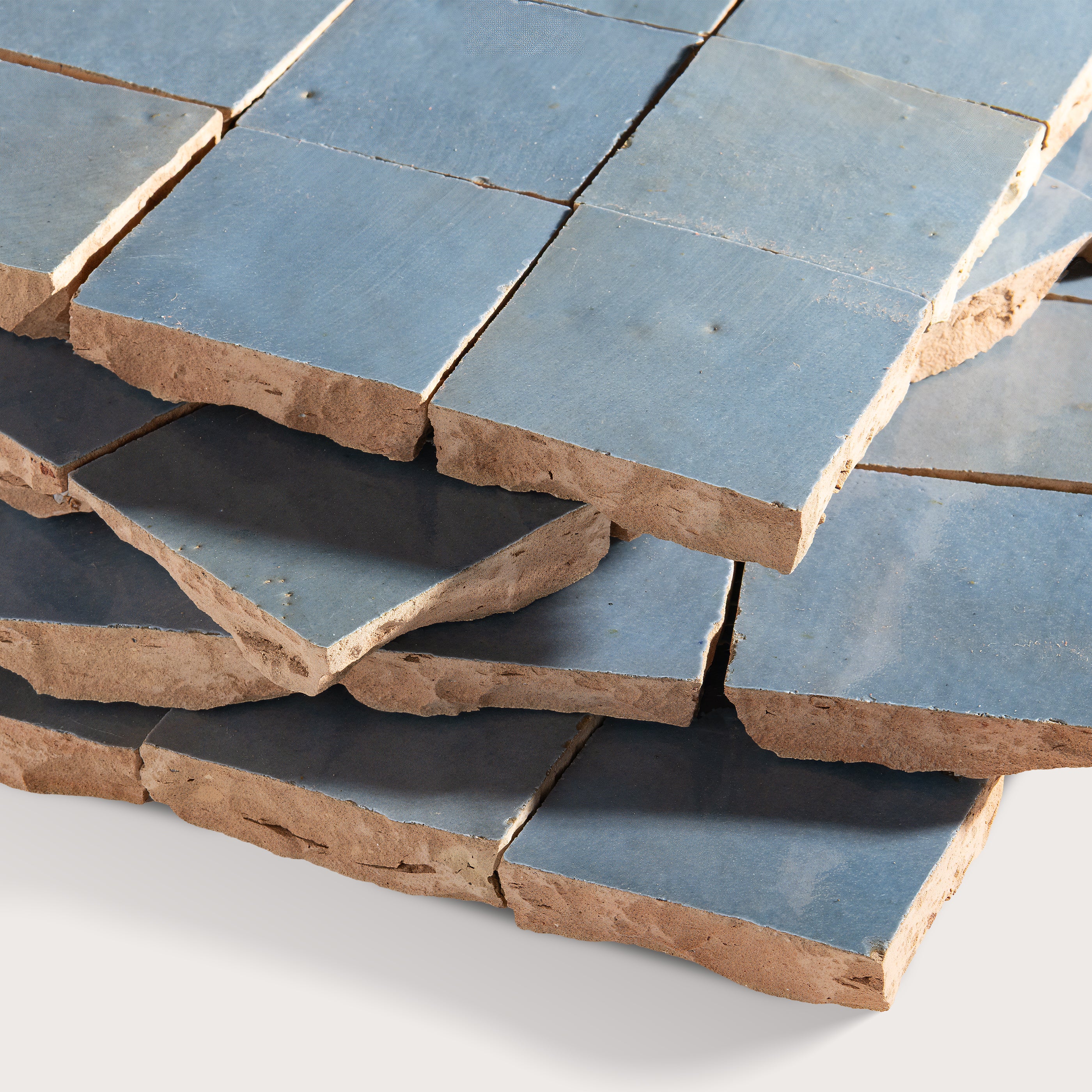 Belize Blue 2x2 Mosaic Zellige Tile - Image 3
