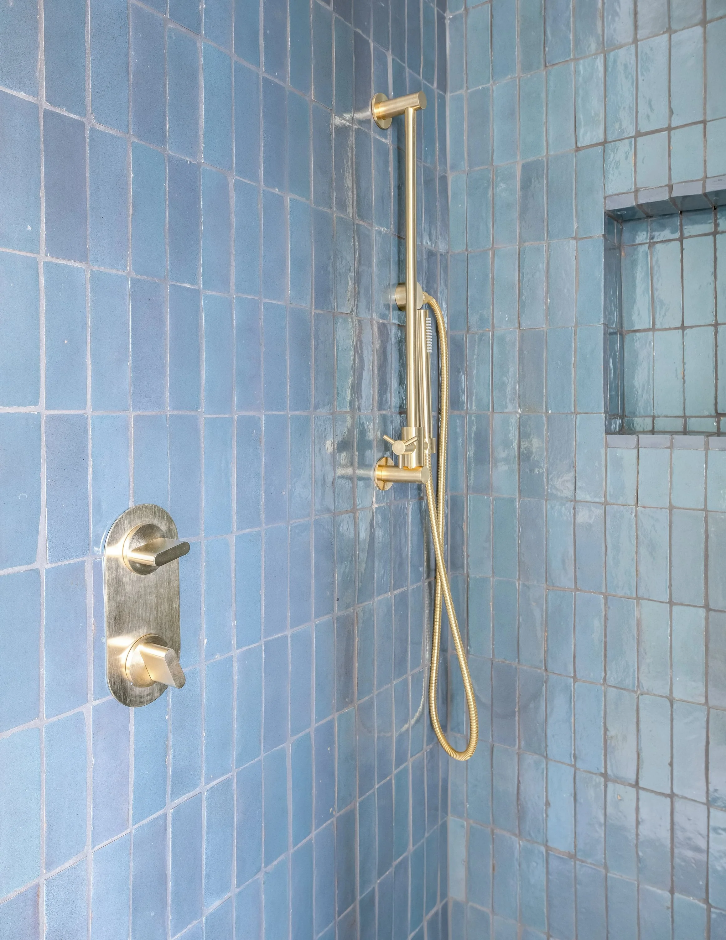 Belize Blue 2x6 Thin Bejmat Zellige Tile - Image 5
