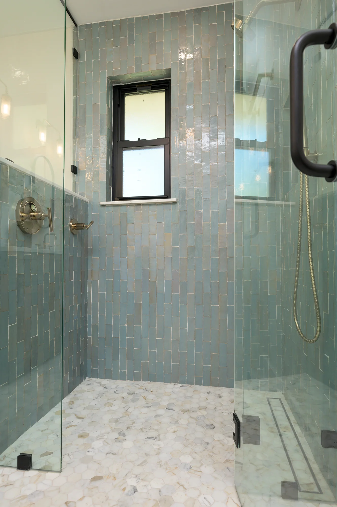 Belize Blue 2x6 Thin Bejmat Zellige Tile - Image 9