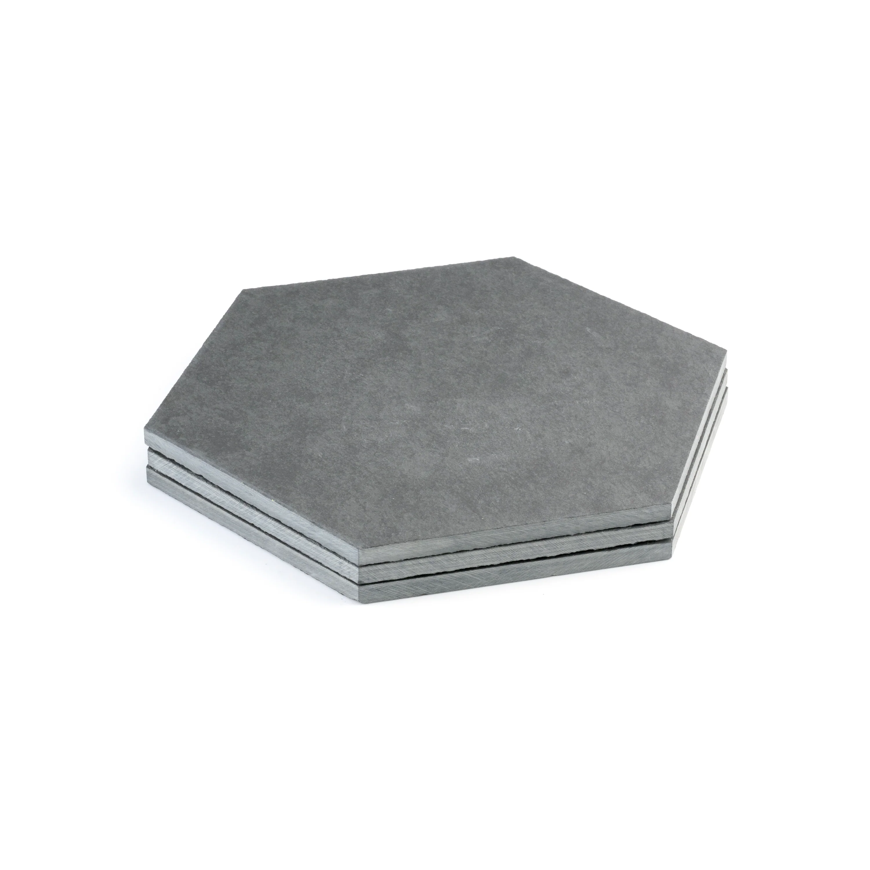 Black 10 Inch Hexagon Brazilian Slate - Image 5