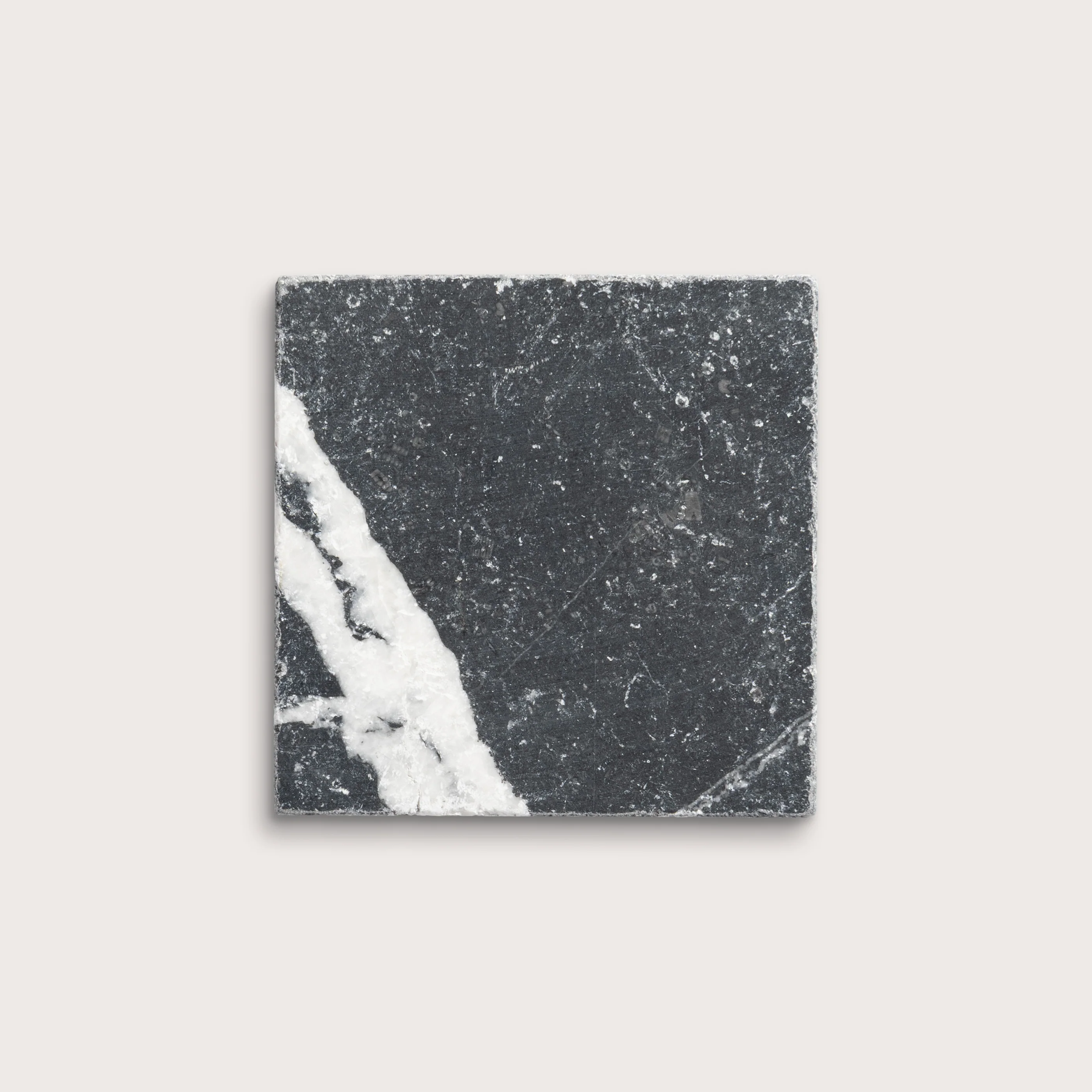 Black 6x6 Moroccan Marble | Tumbled & Honed - Image 3