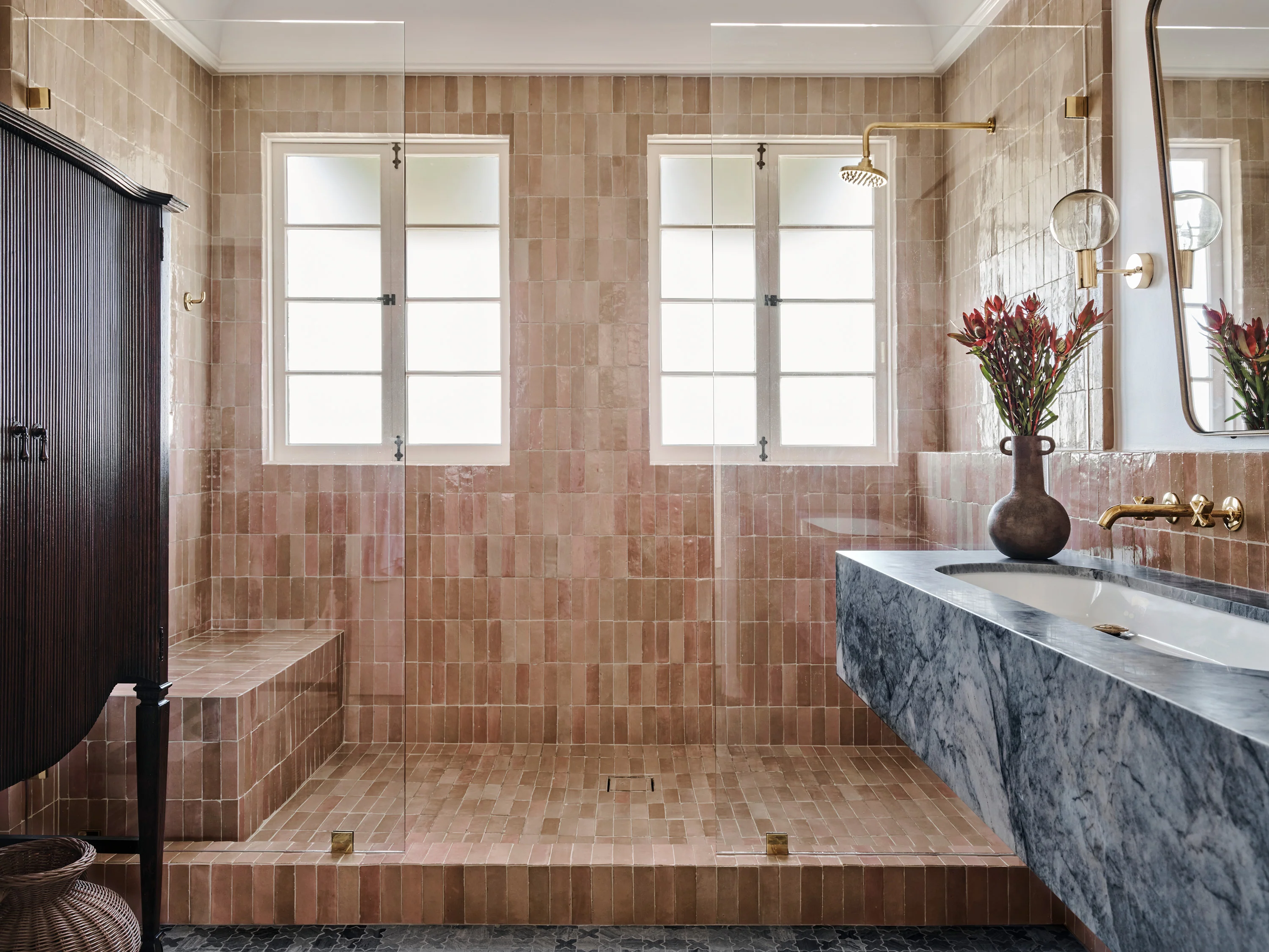 Blush 2x6 Thin Bejmat Zellige Tile - Image 5