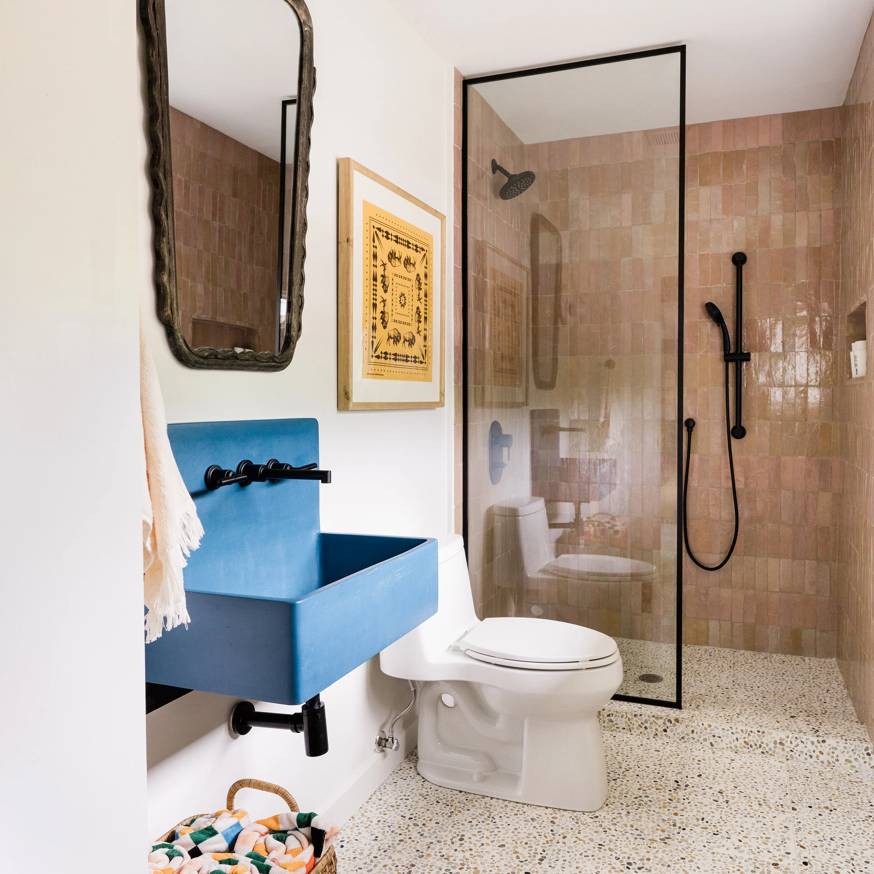 Blush 2x6 Thin Bejmat Zellige Tile - Image 7