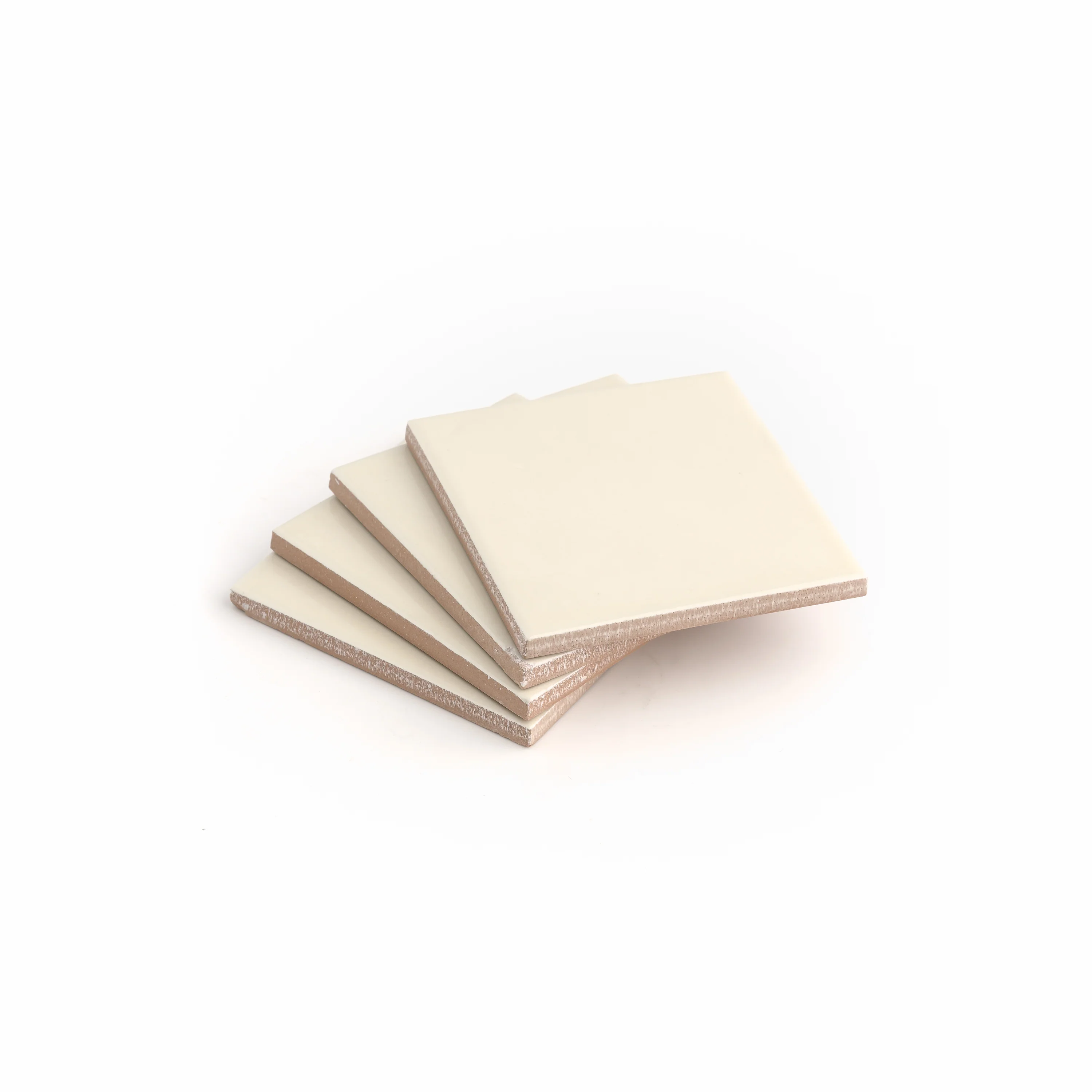Bone 4x4 Ceramic Tile | Glossy - Image 4