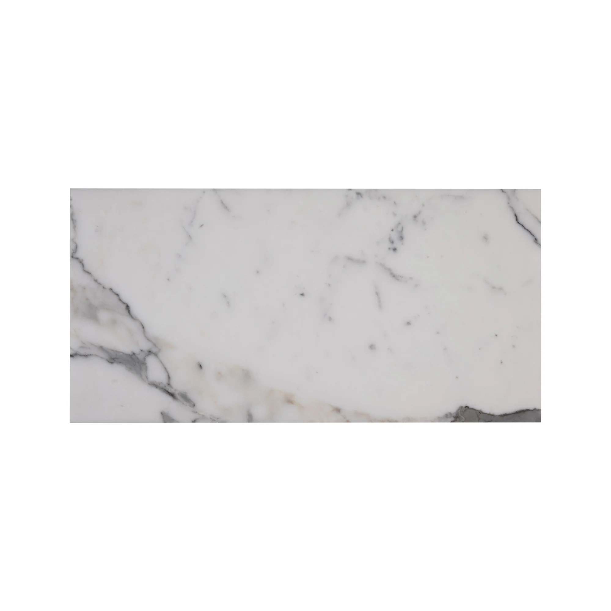 Calacatta Gold 12x24 Subway Marble Tile | Honed - Image 3