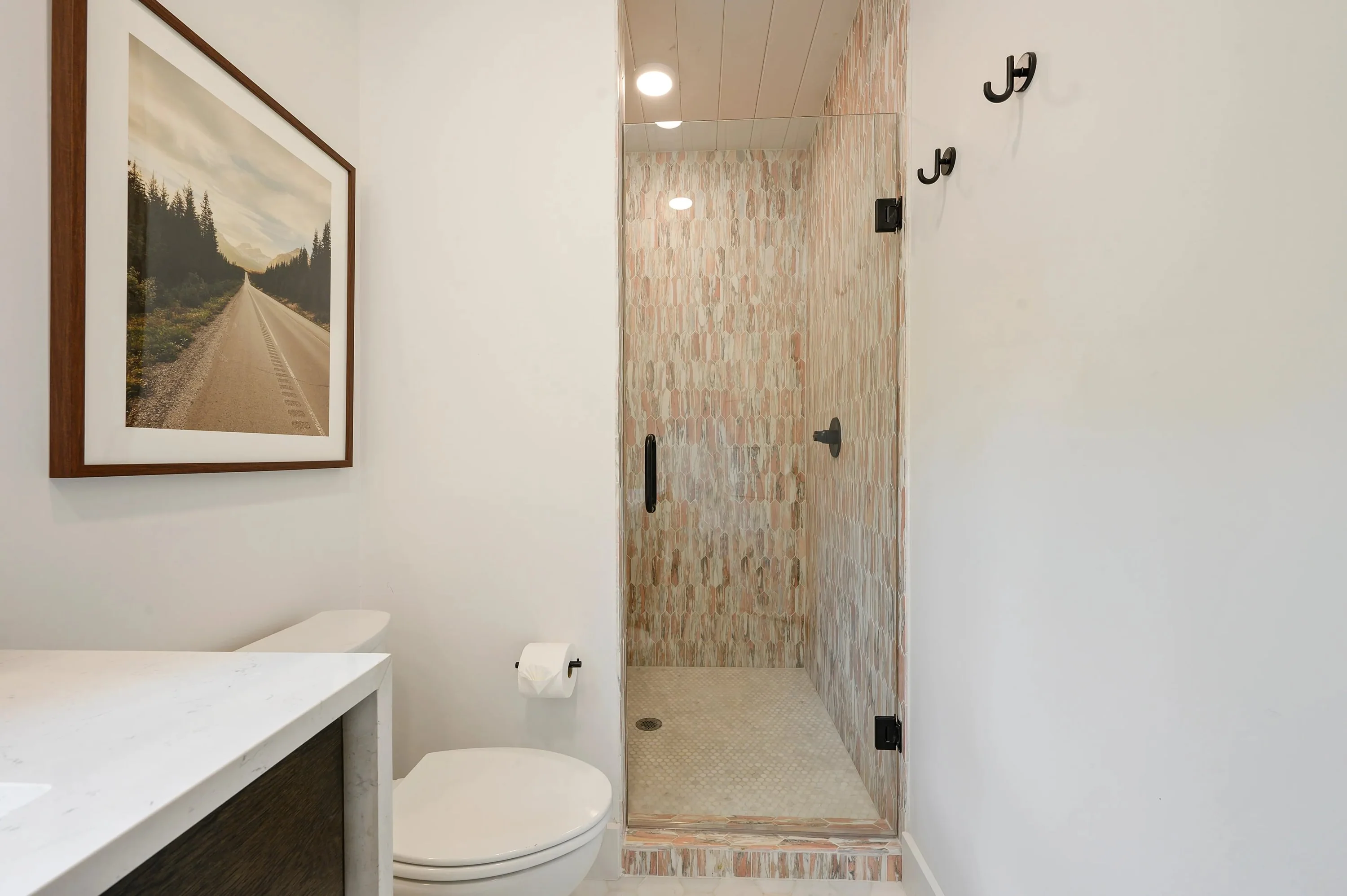 Casablanca Carrara 1 Inch Penny Round Mosaic Marble Tile | Honed - Image 6