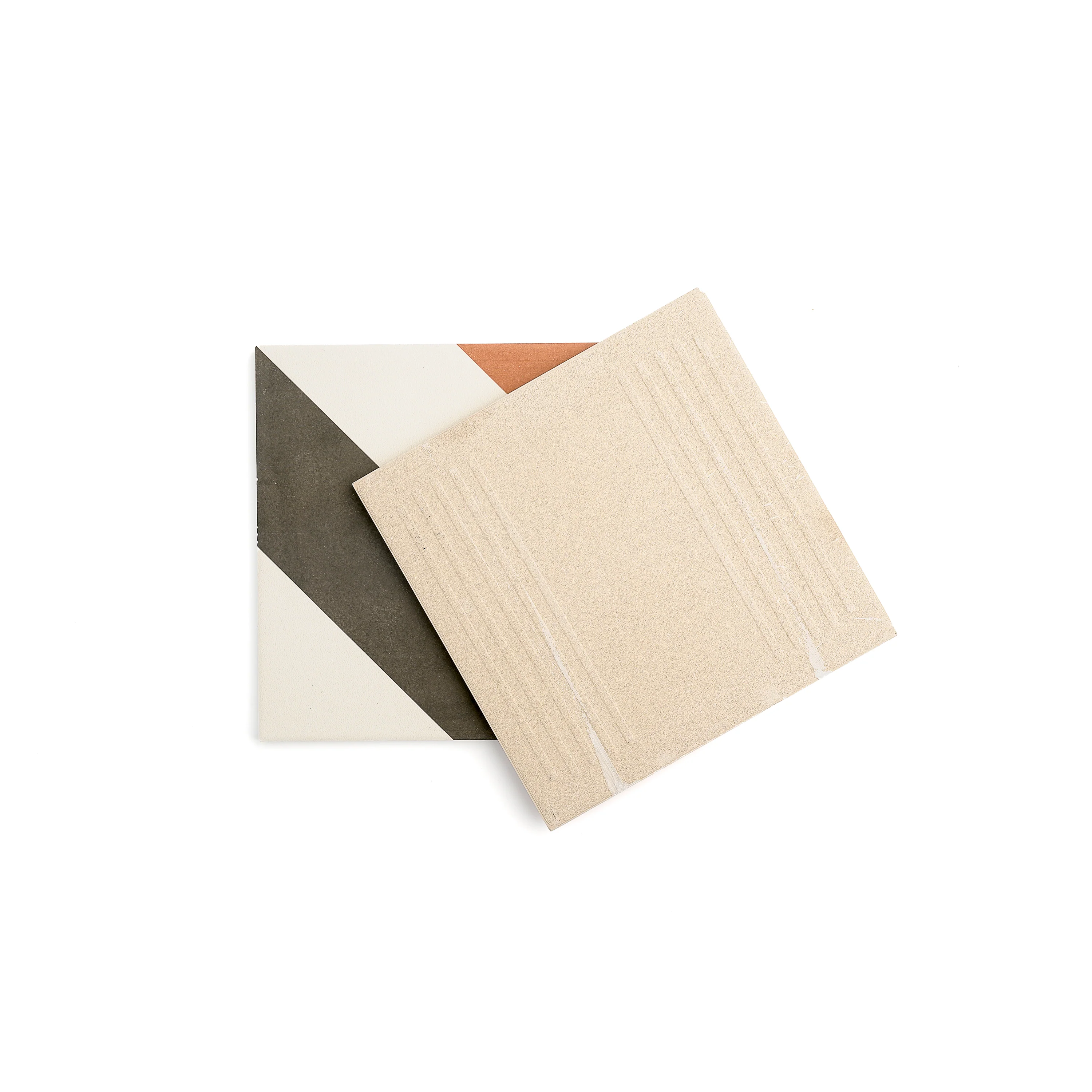 Cayman Black, Terracotta & White Ceramic Tile - Image 7