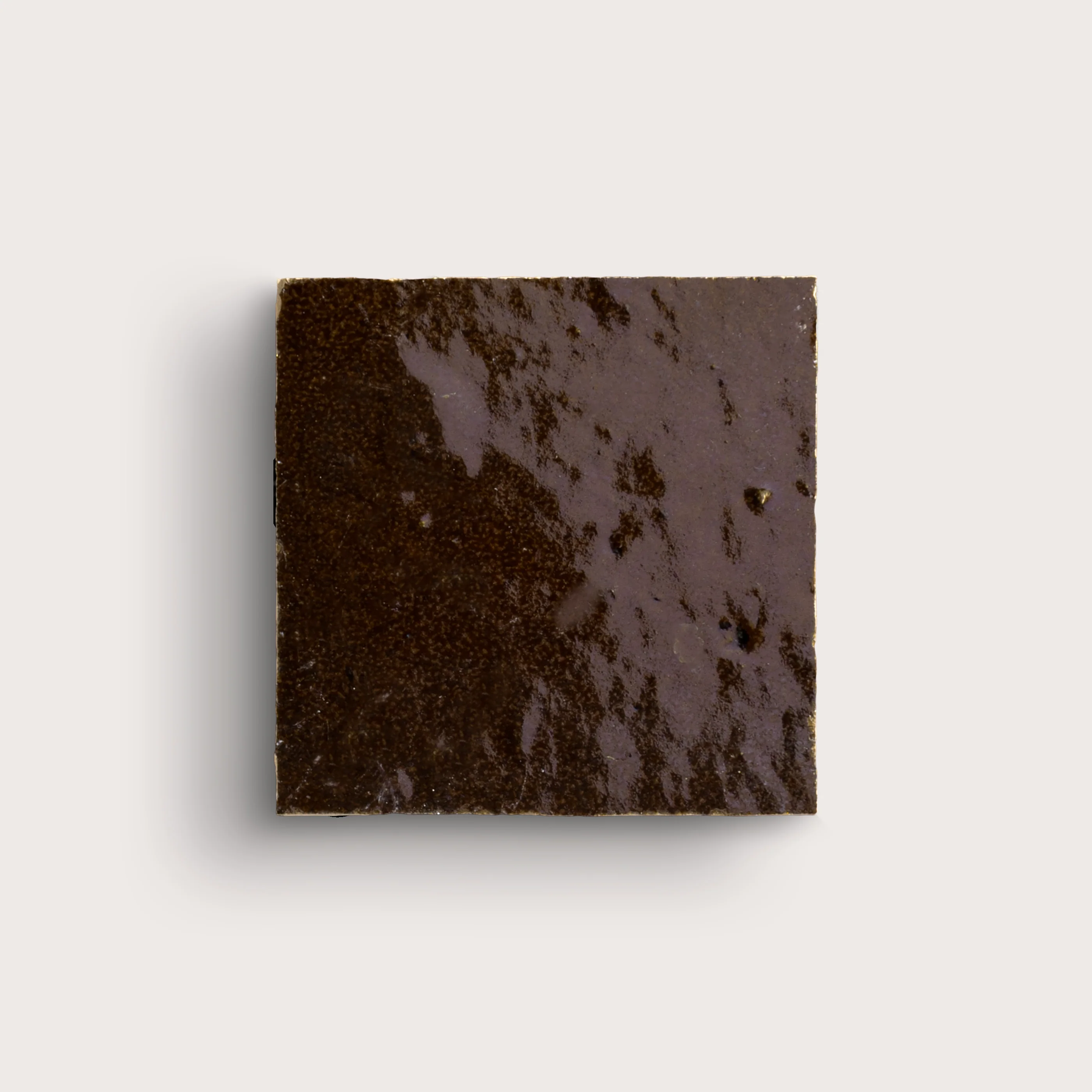 Sample: Chocolate 4x4 Zellige Tile