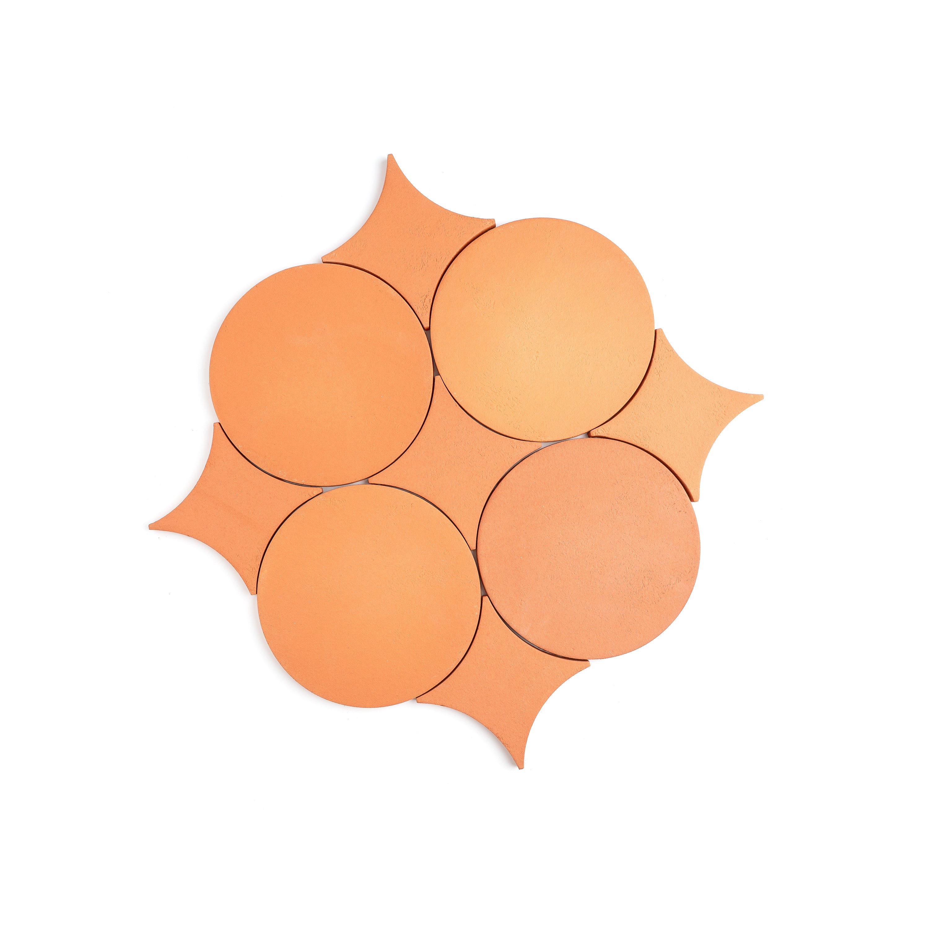 Circle & Losange Terracotta