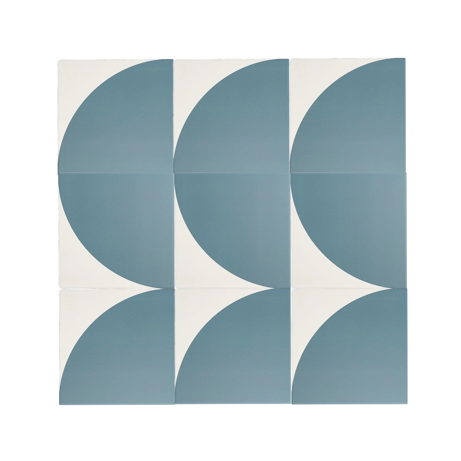 Crest Blue & White Ceramic Tile - Image 2