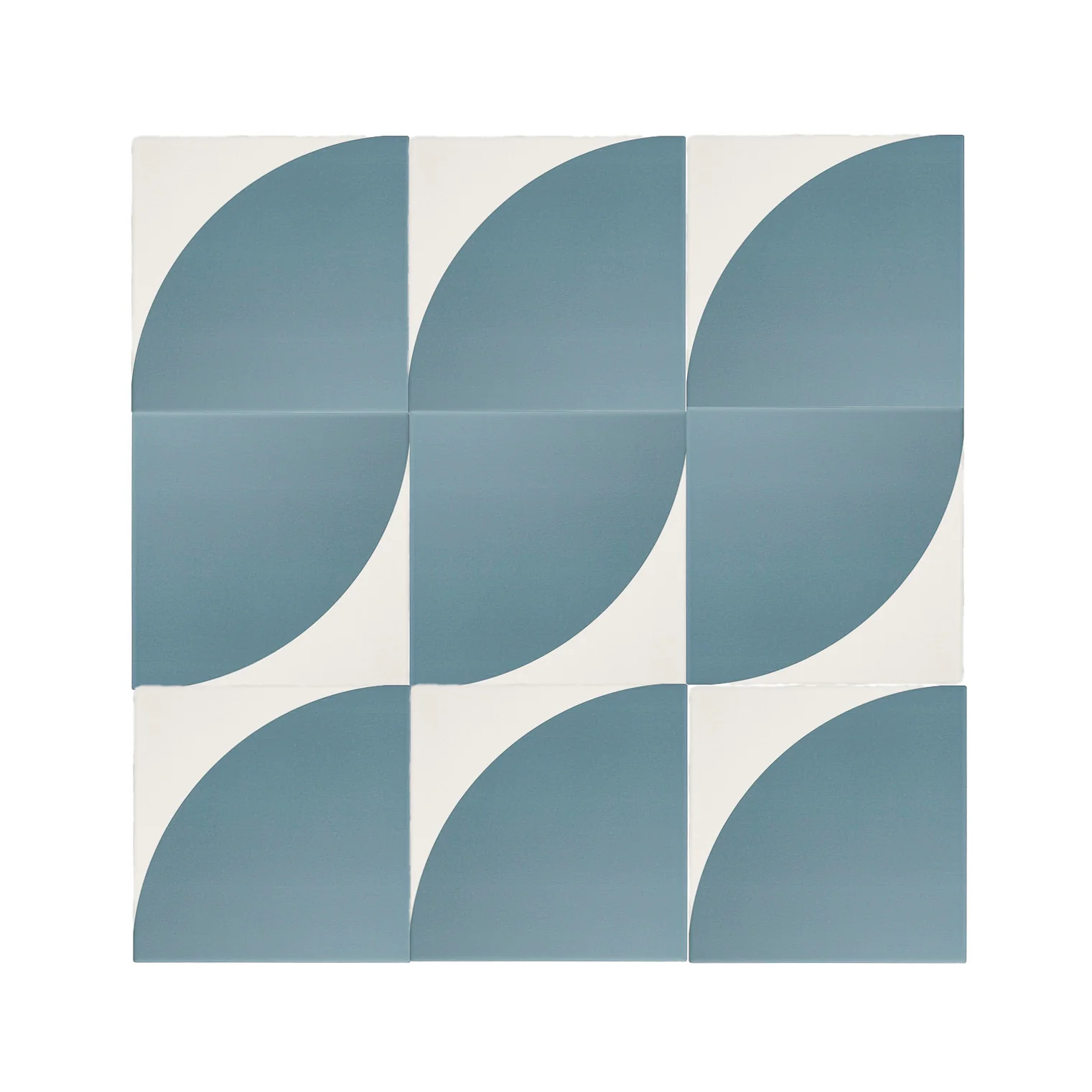 Crest Blue & White Ceramic Tile - Image 3