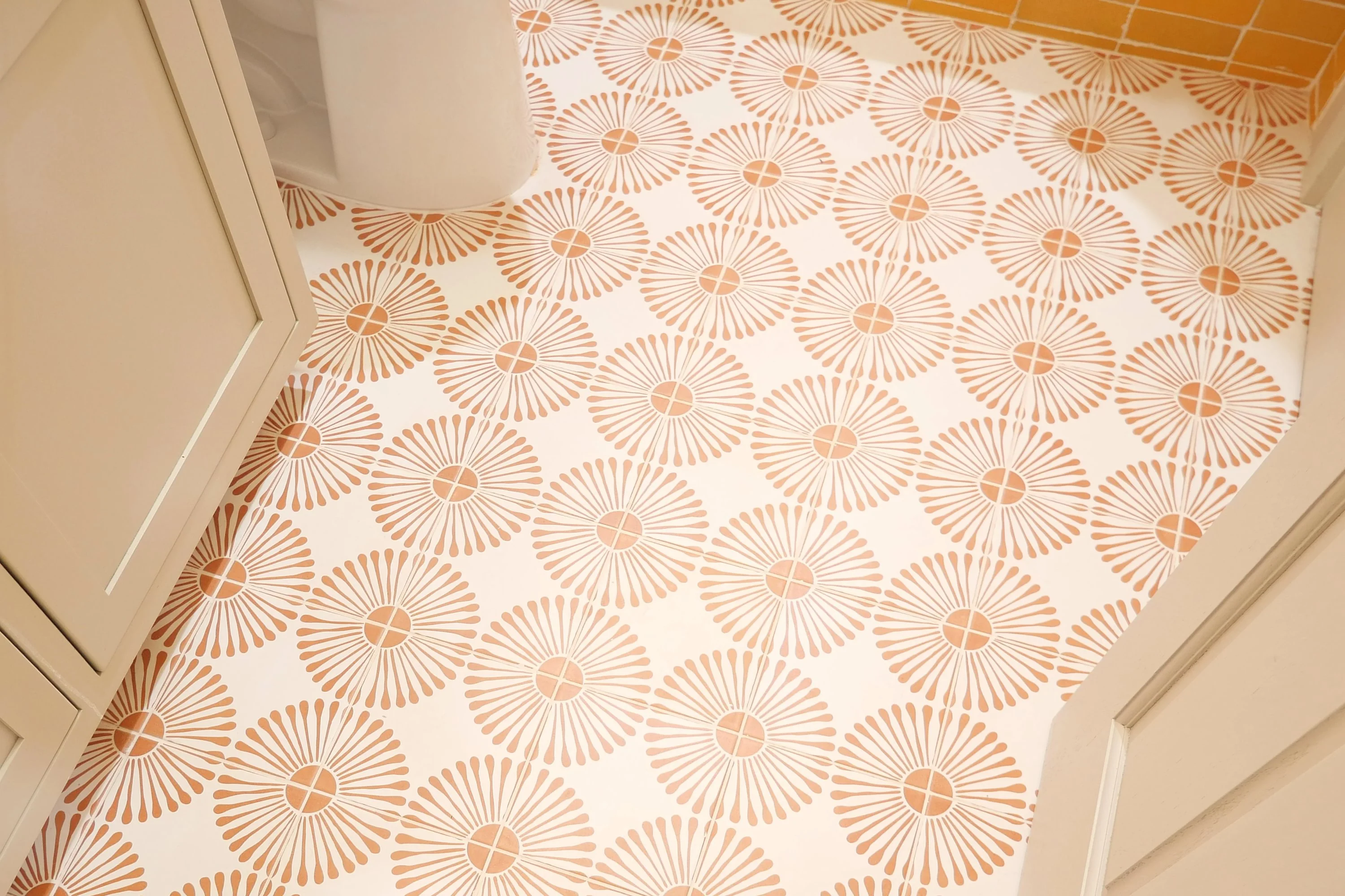 Dandelion Terracotta Ceramic Tile - Image 5