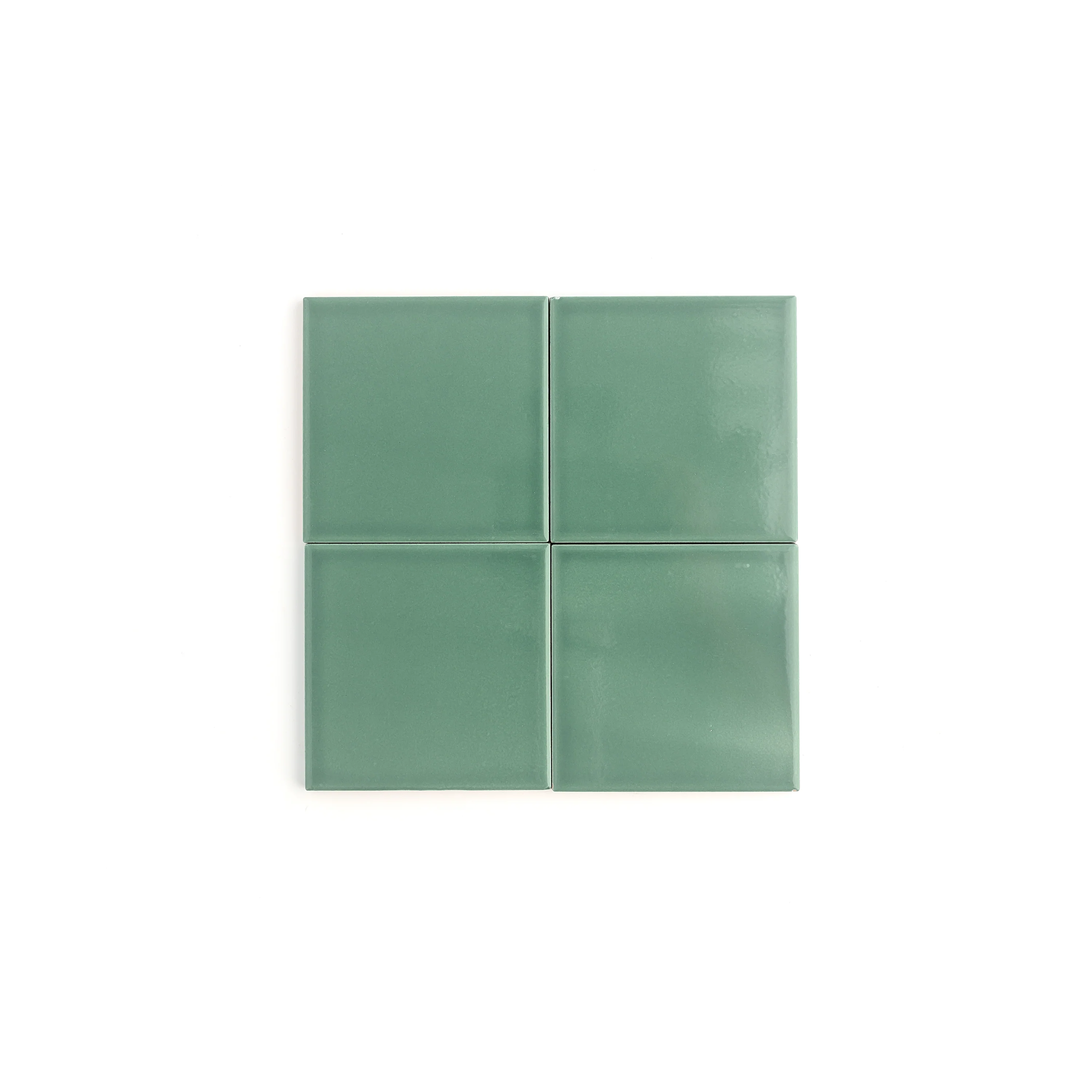 Evergreen 4x4 Ceramic Tile | Glossy