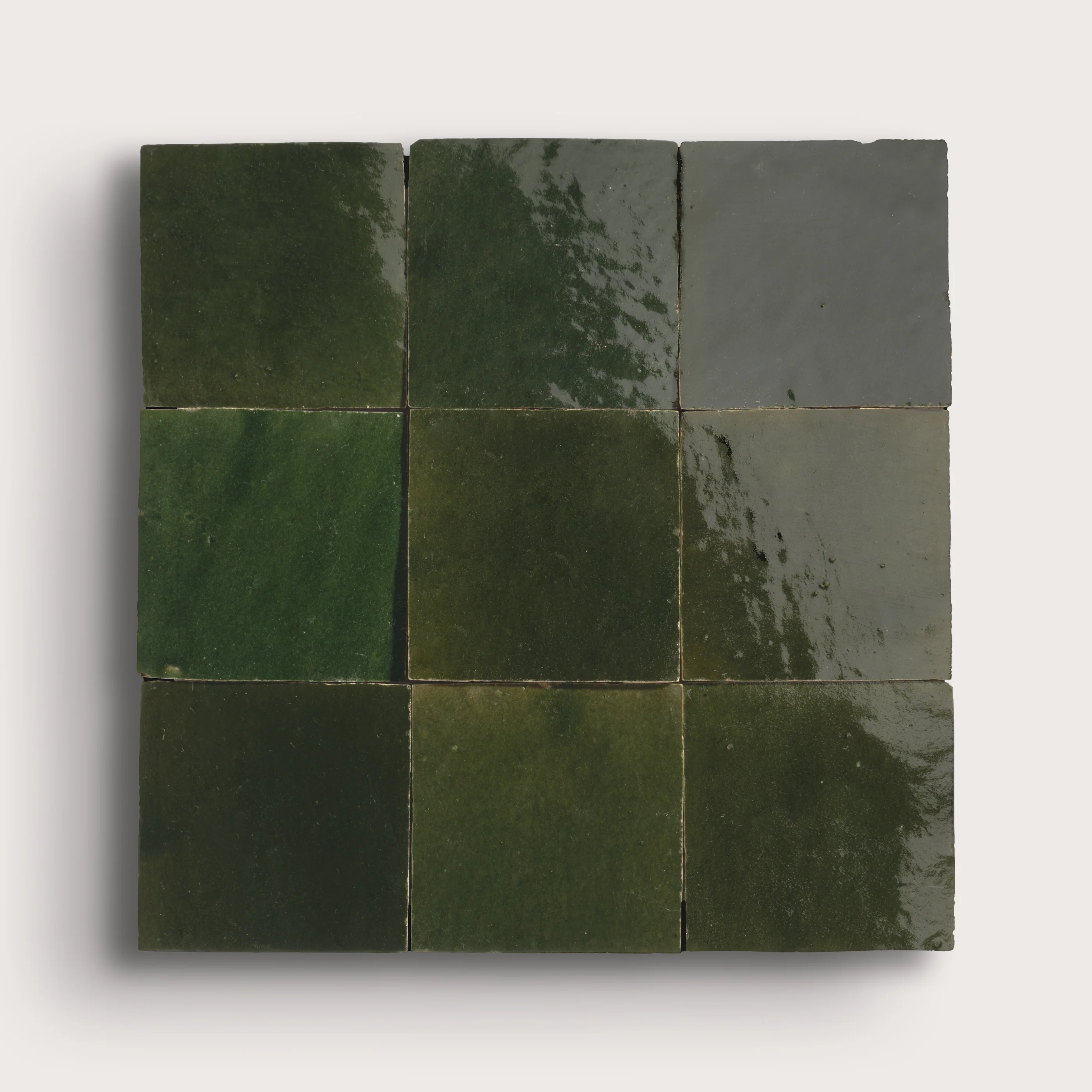 Forest Green 4x4 Zellige Tile - Image 4