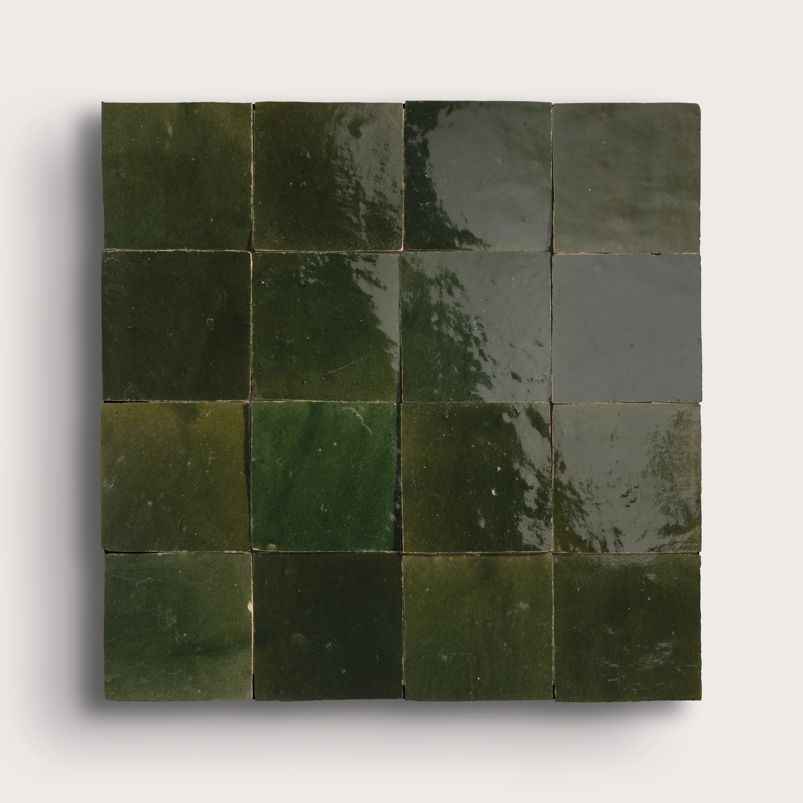 Forest Green 4x4 Zellige Tile - Image 5
