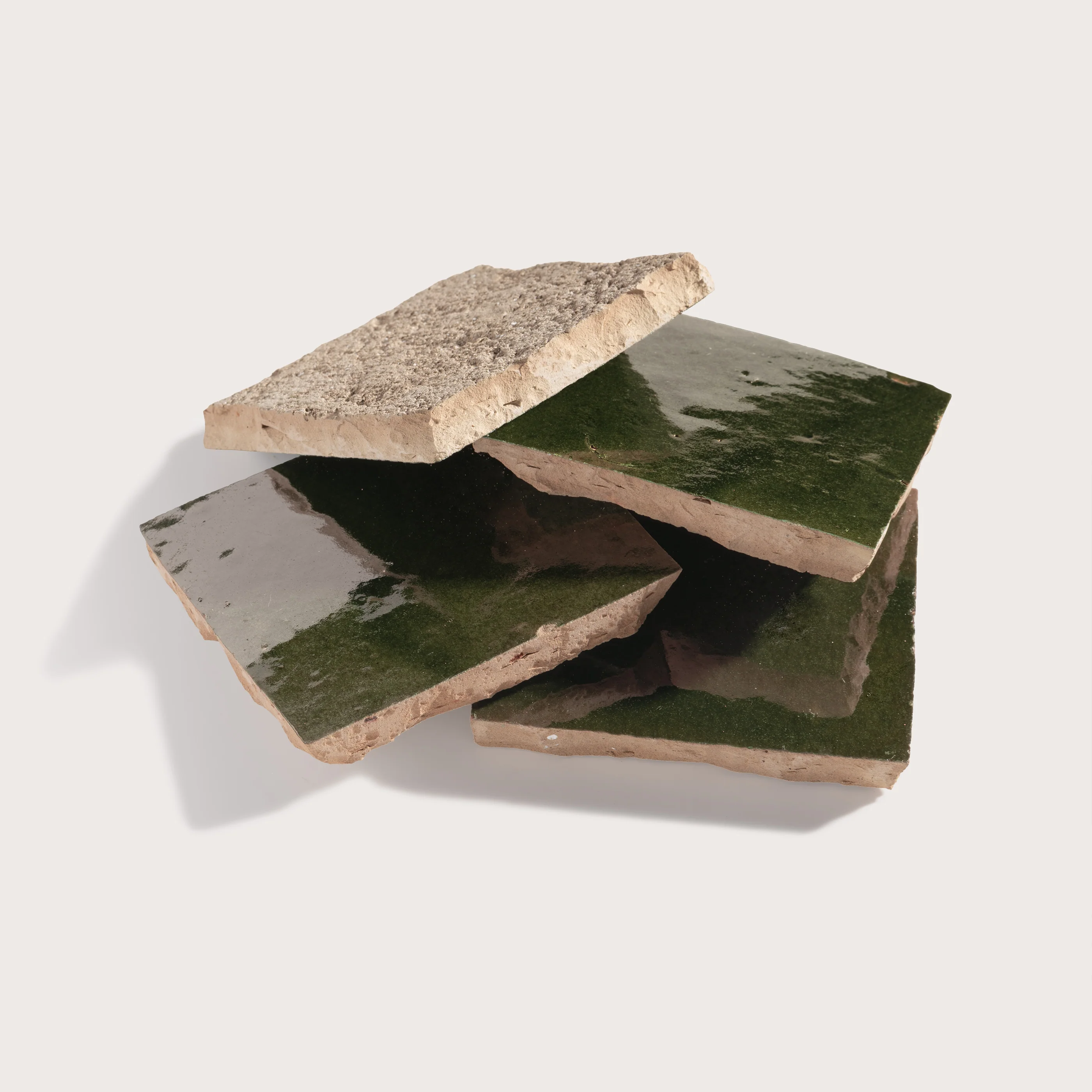 Forest Green 4x4 Zellige Tile - Image 6