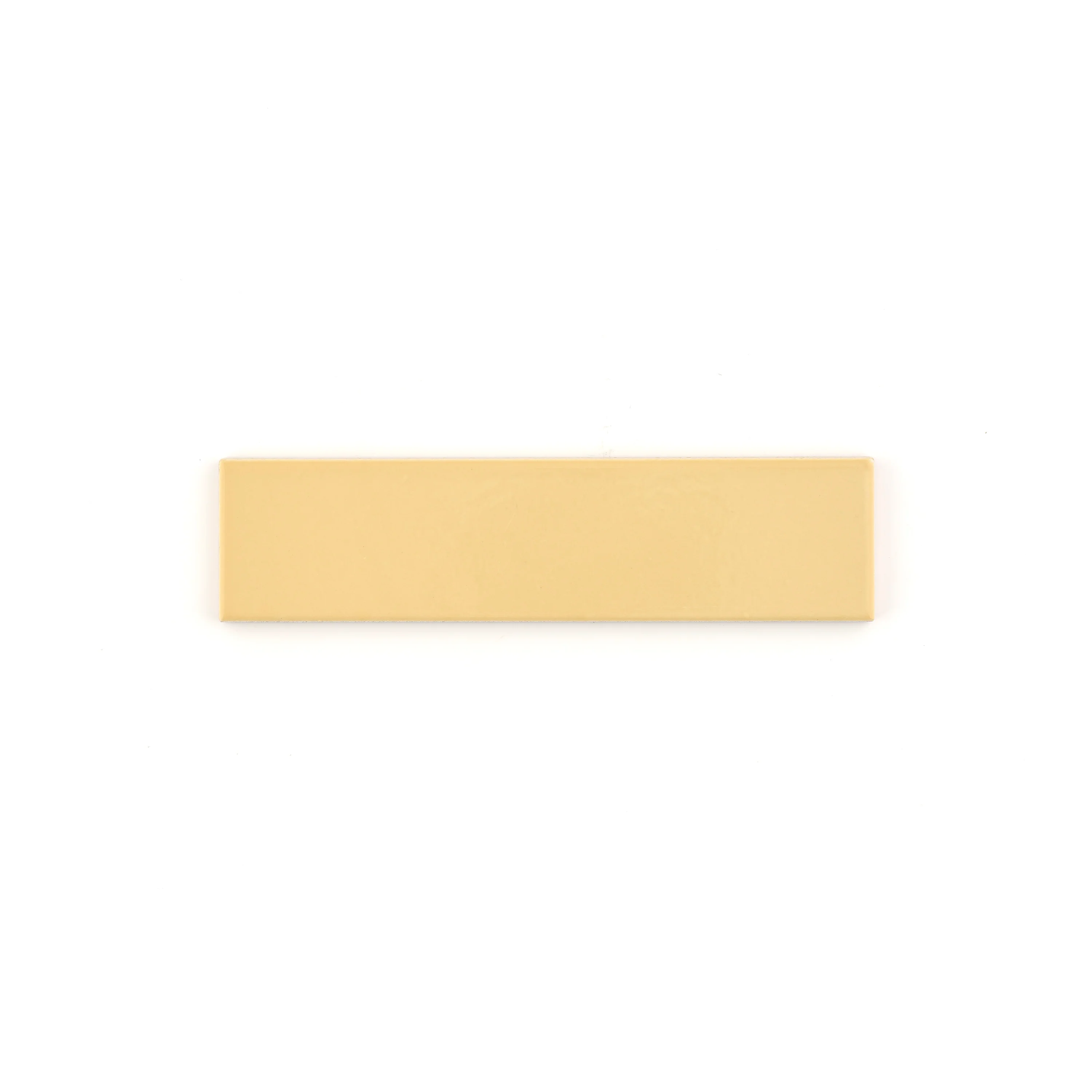 Sample: Gambol Gold 2x8 Ceramic Tile | Matte