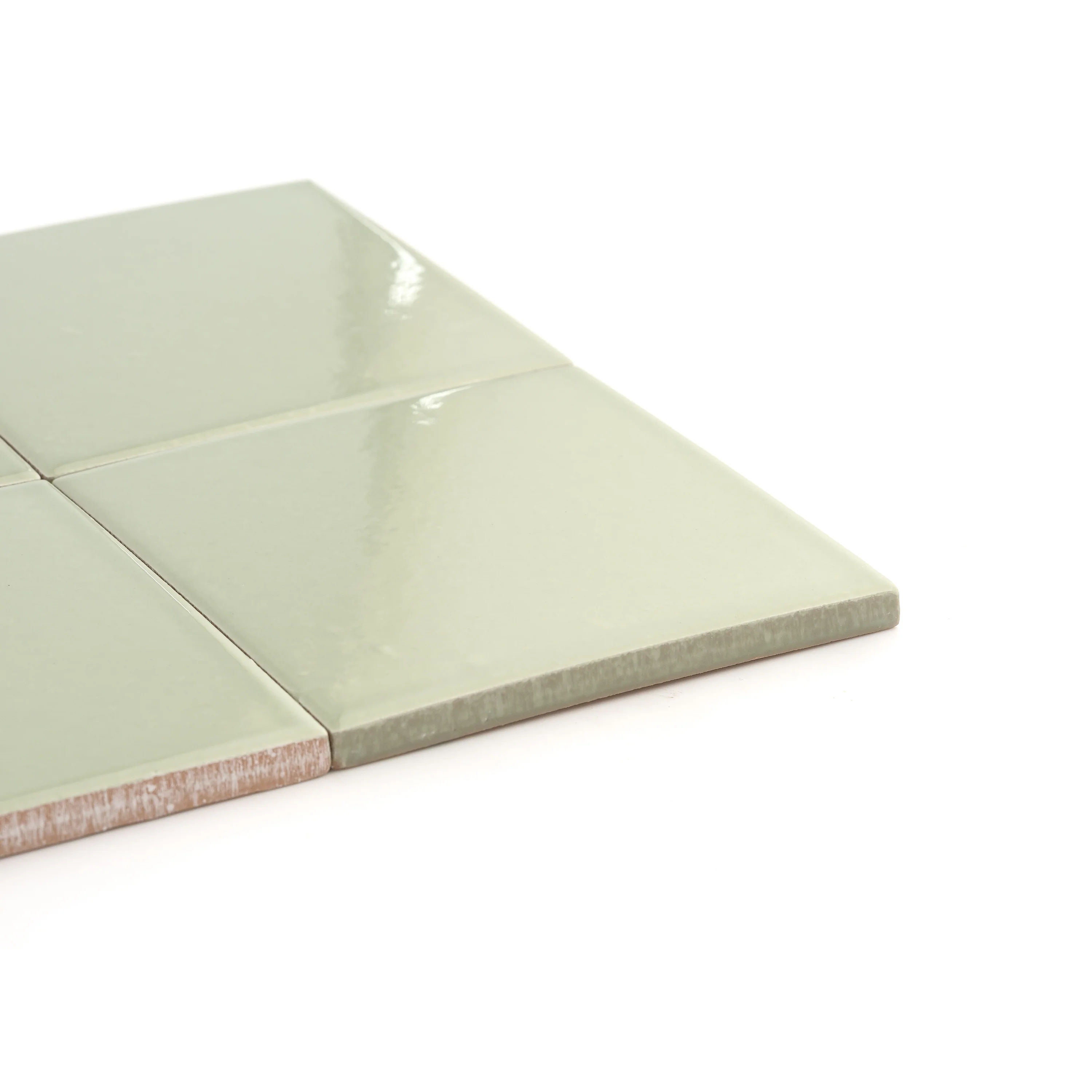 Ghetty Green 4x4 Ceramic Tile | Glossy - Image 3