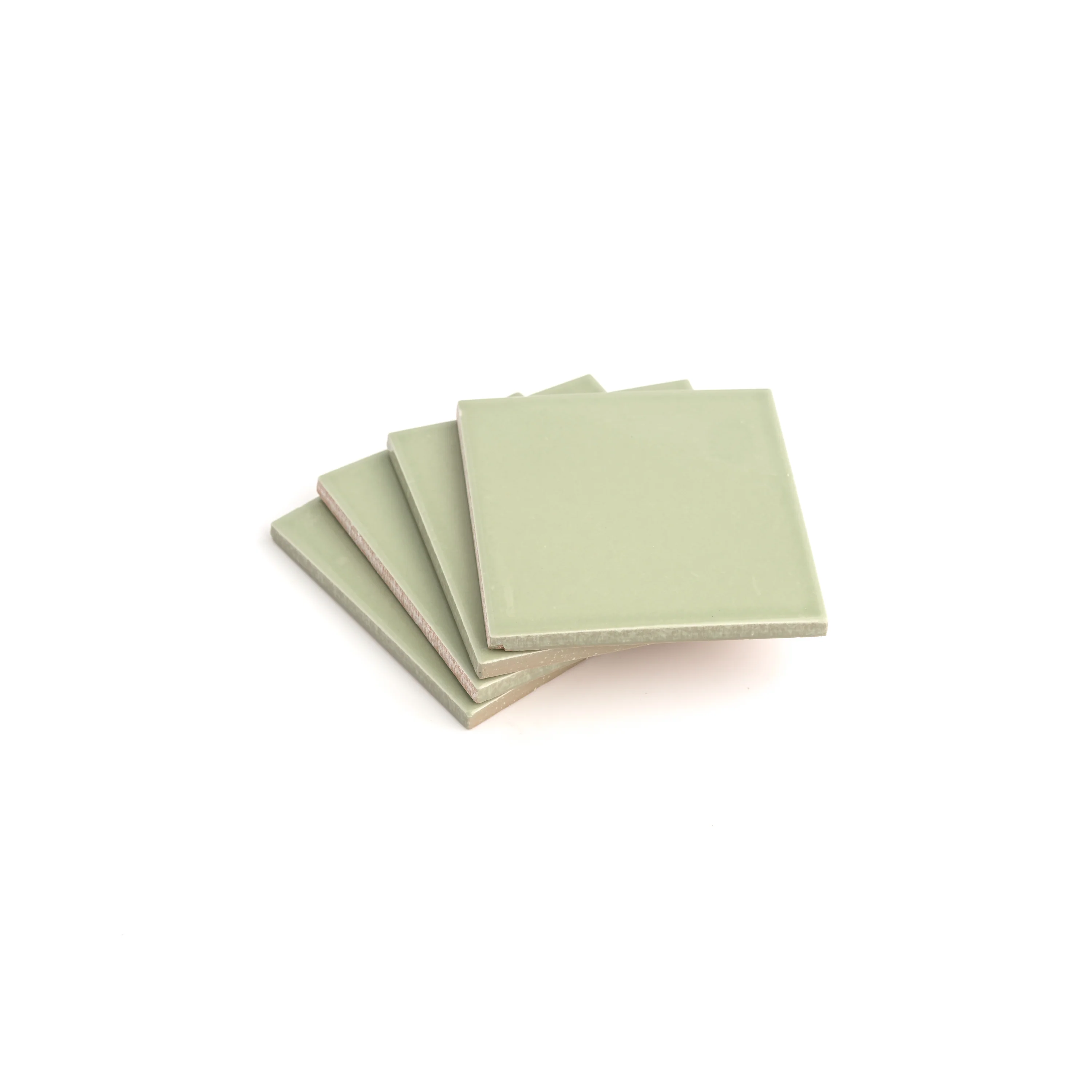 Ghetty Green 4x4 Ceramic Tile | Glossy - Image 4
