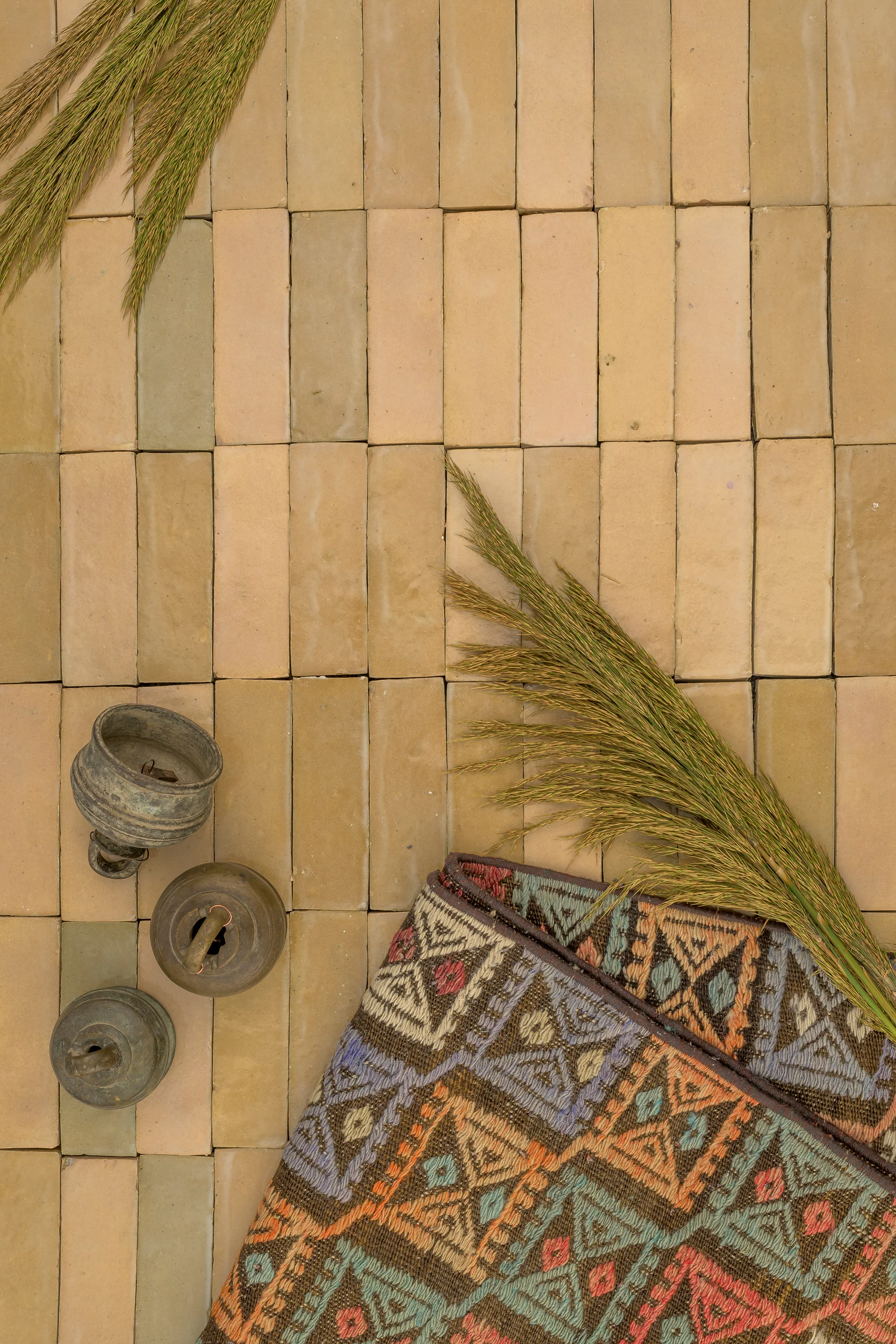 Glazed Clay 2x6 Thin Bejmat Zellige Tile - Image 6