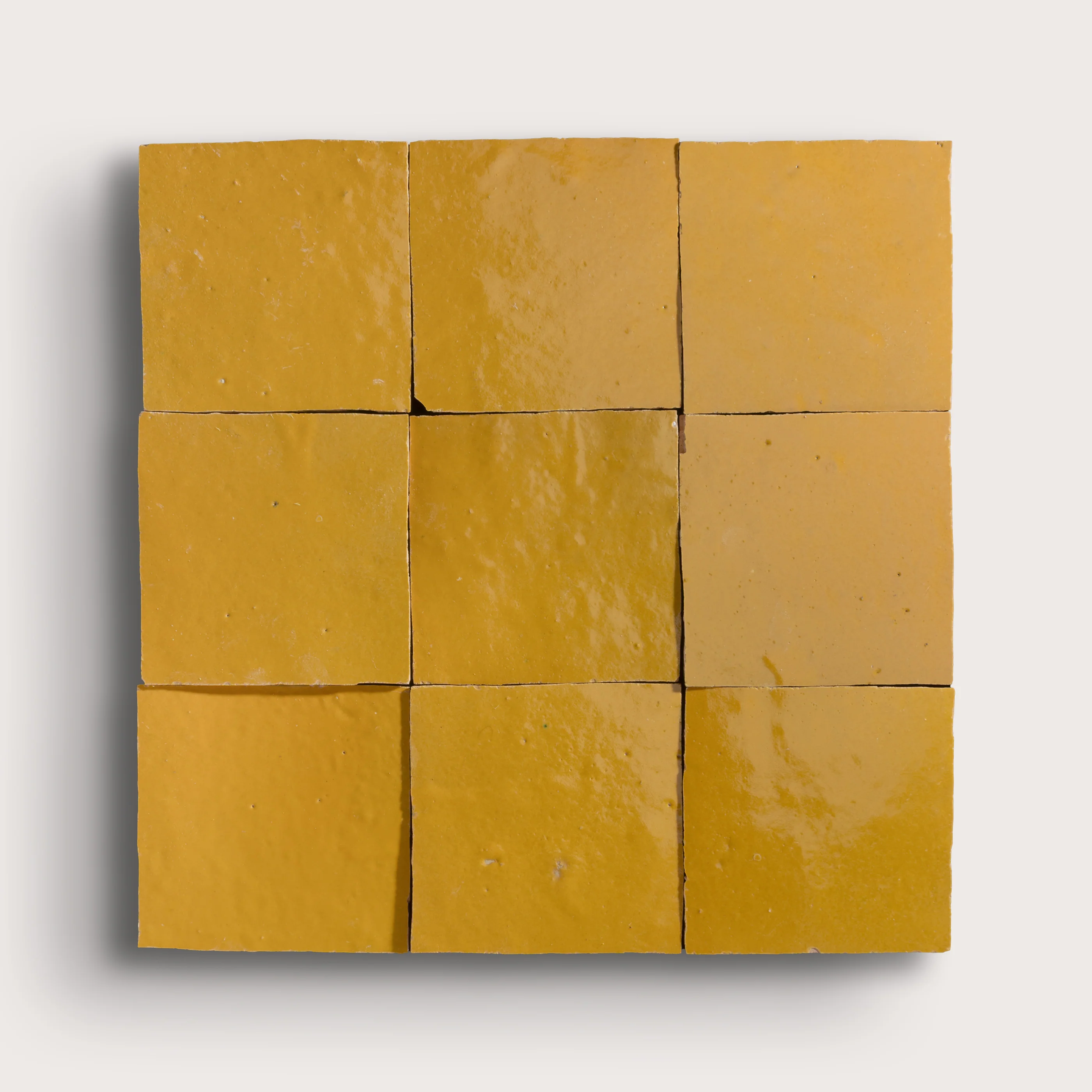 Goldfinch 4x4 Zellige Tile - Image 4