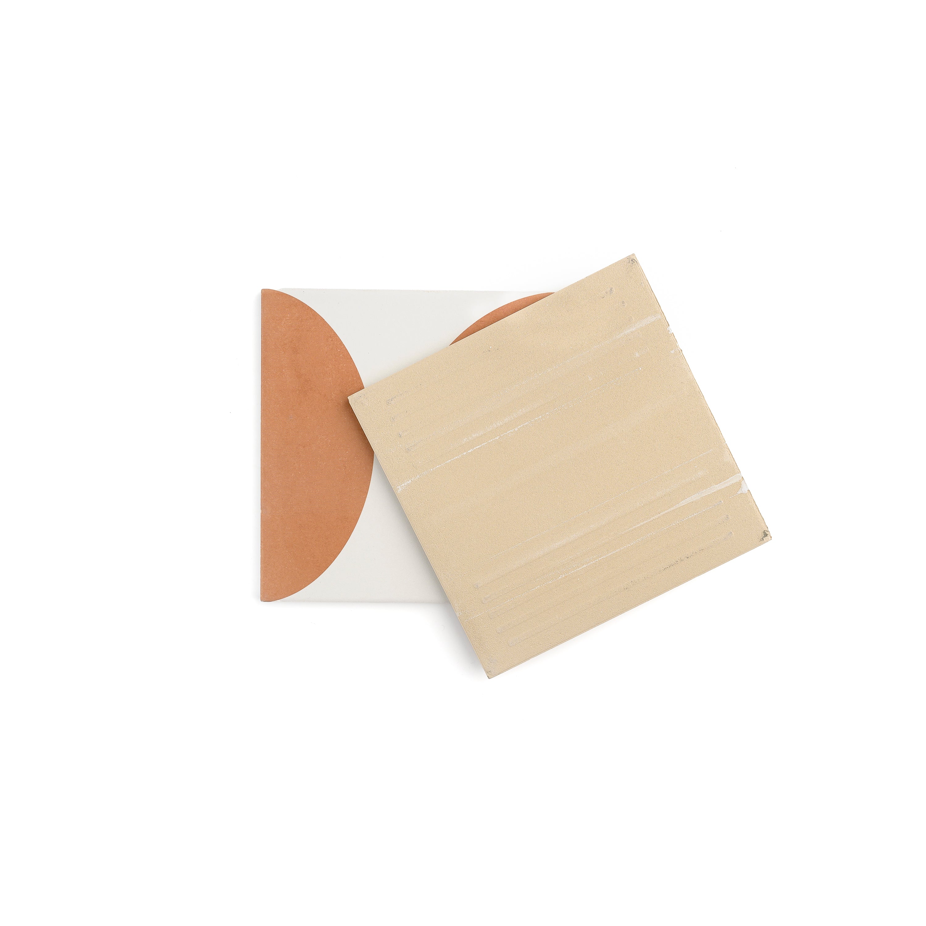 Groovy Terracotta Ceramic Tile - Image 6