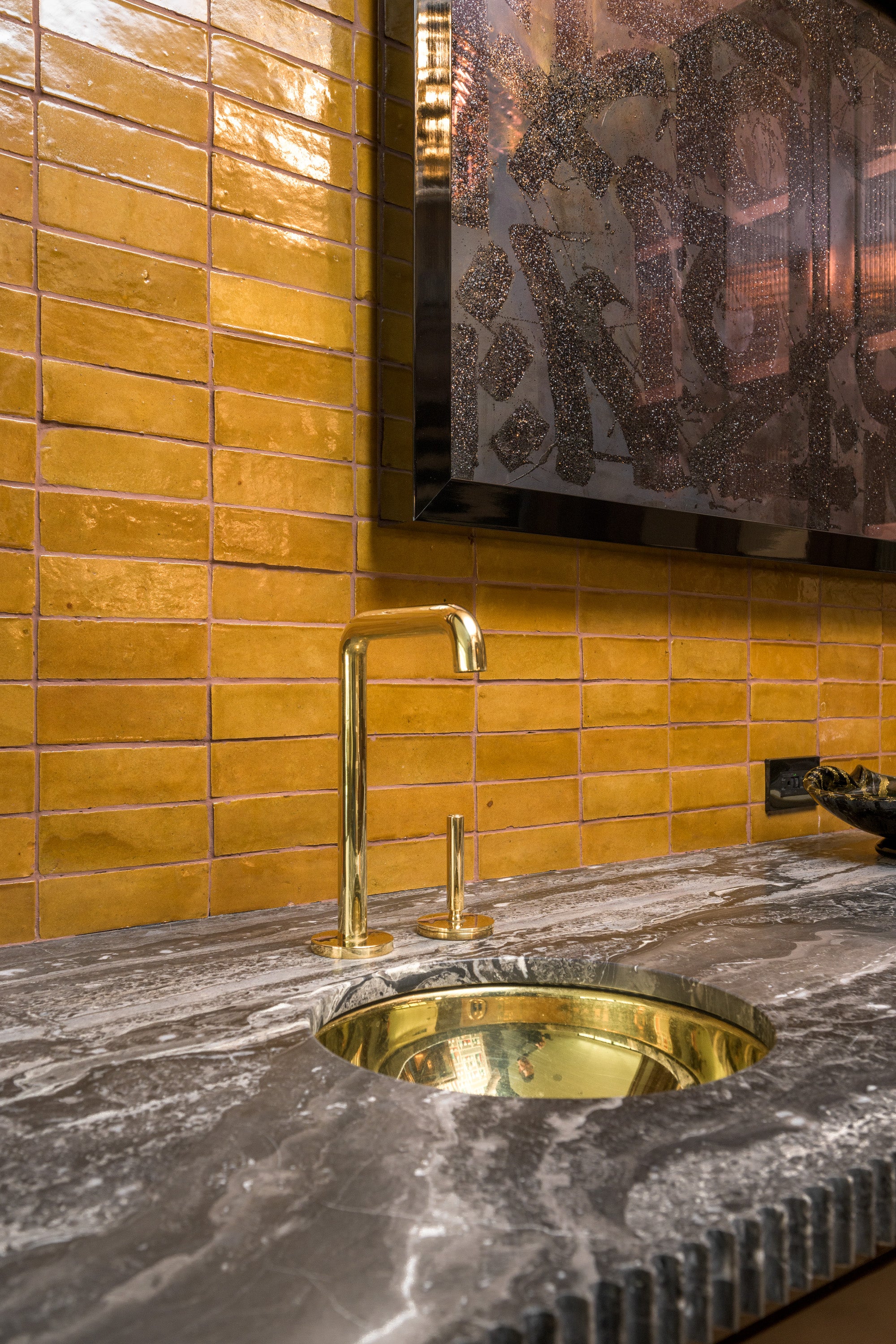 Honey 2x6 Thin Bejmat Zellige Tile - Image 8