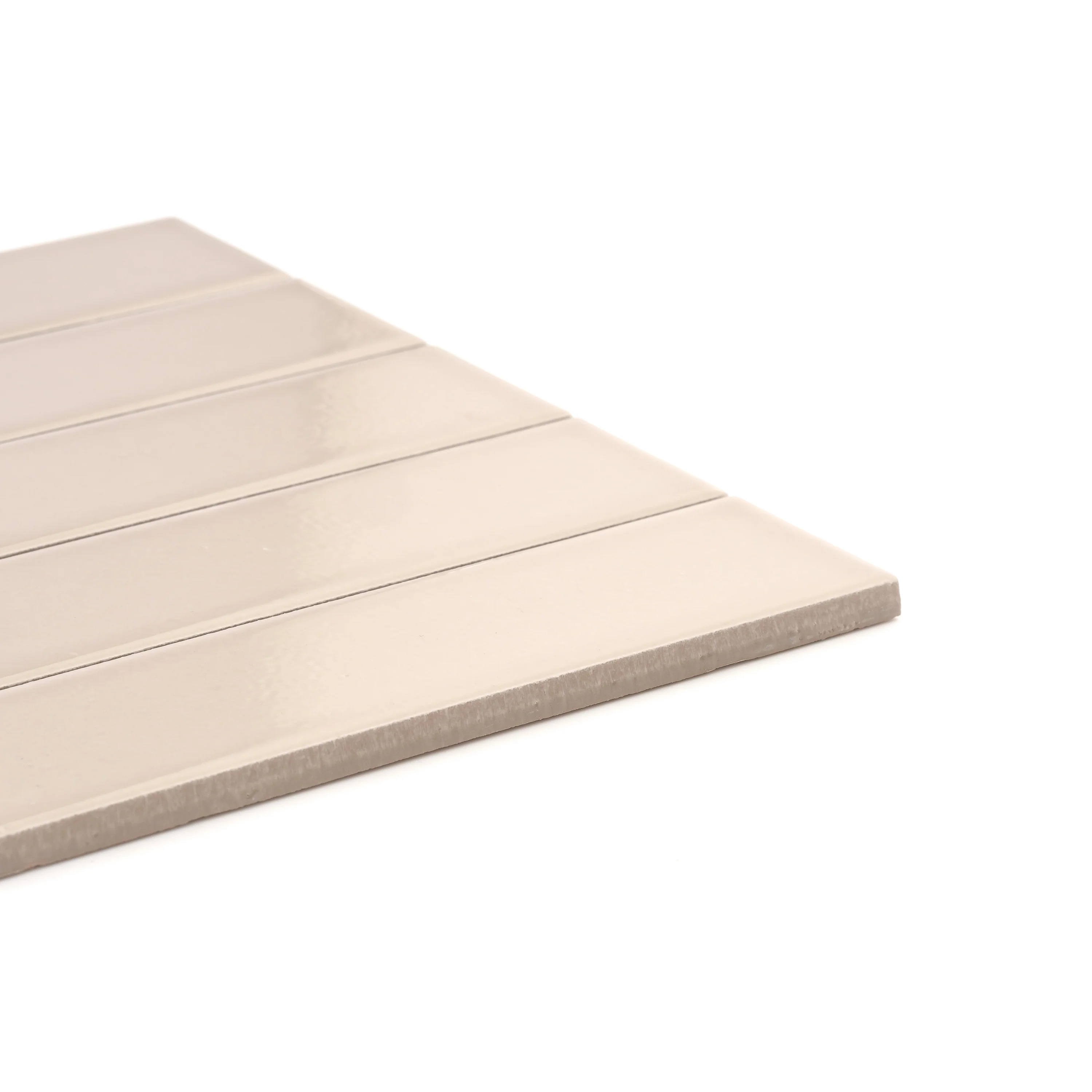 Khaki 2x8 Ceramic Tile | Glossy - Image 3