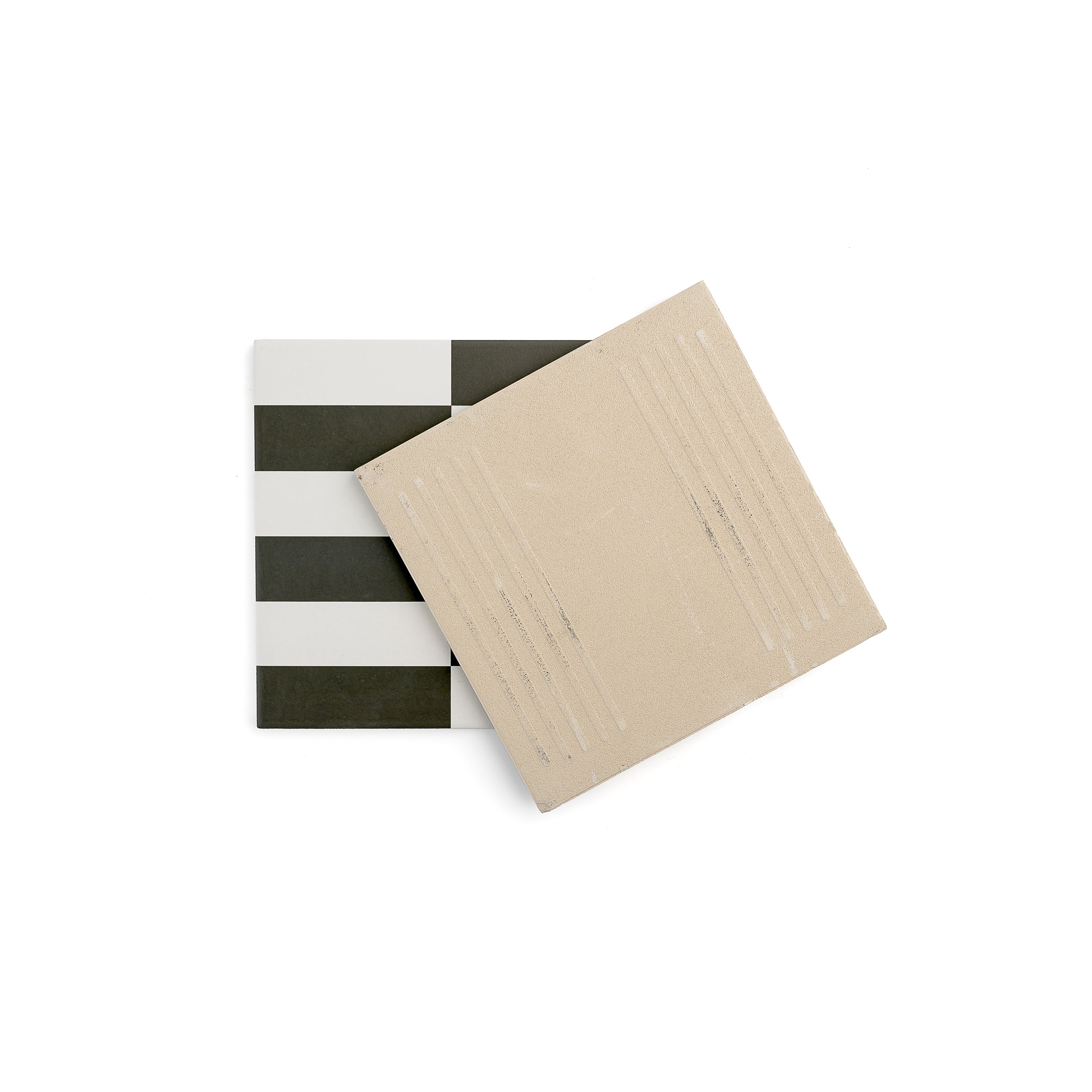 Long Checkerboard Black & White Ceramic Tile - Image 6